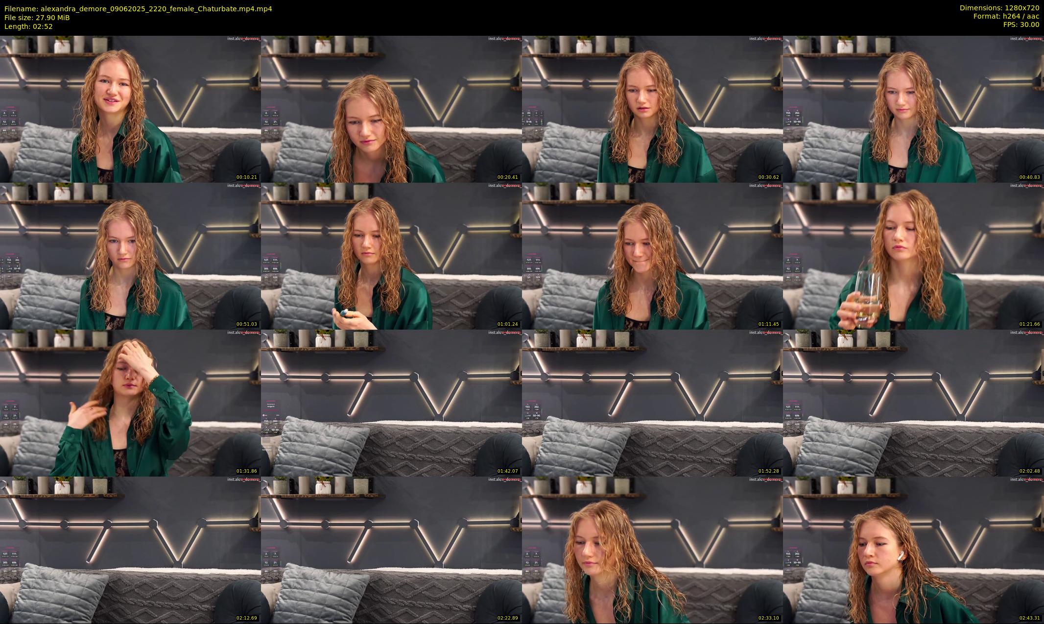 alexandra_demore — 3 minute Chaturbate female cam show recording, 720p, Jun 9, 2025