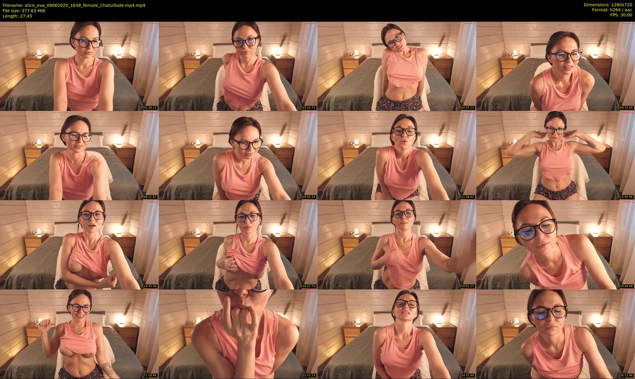 alice_eva — 28 minute Chaturbate female cam show recording, 720p, Jun 9, 2025