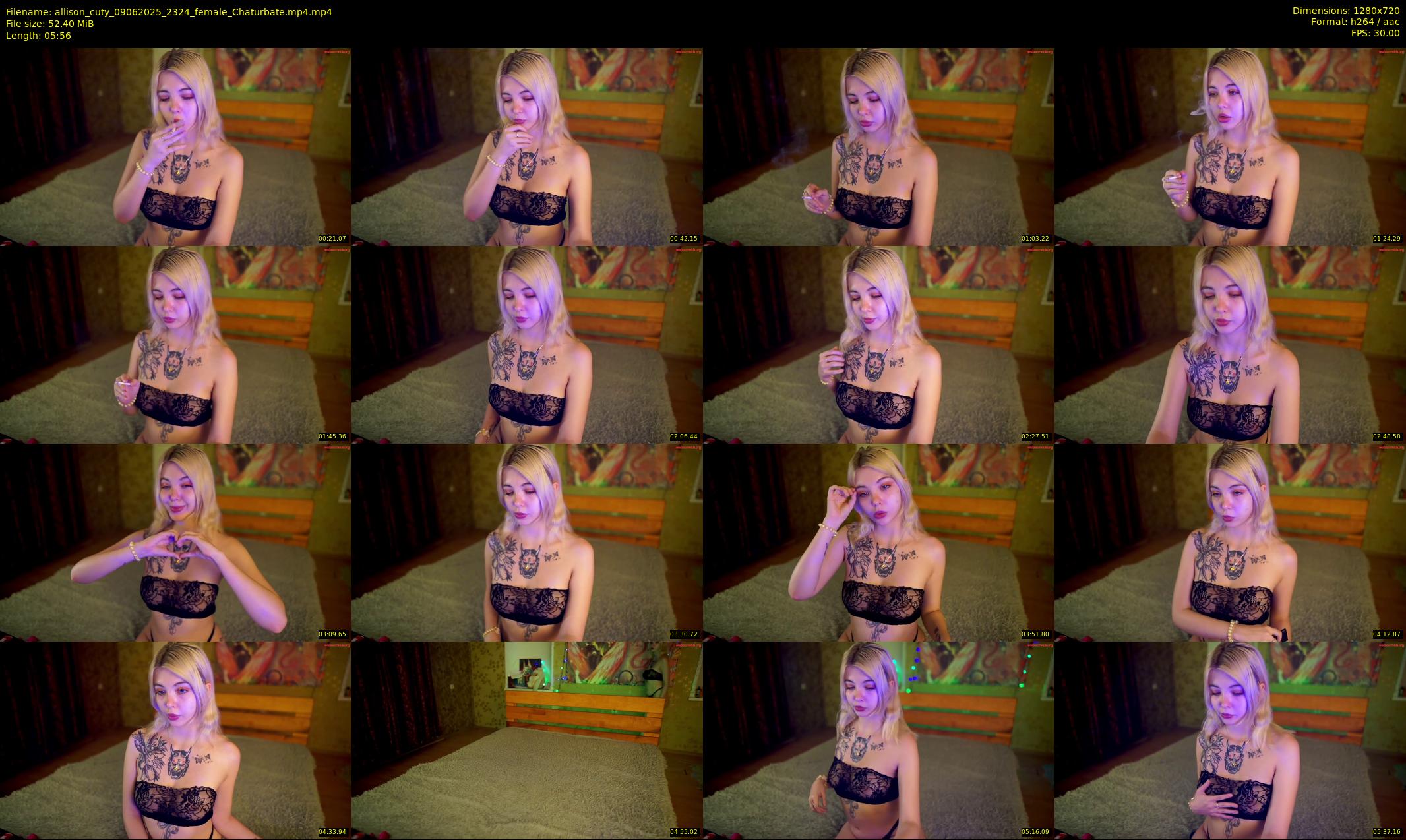 allison_cuty — 6 minute Chaturbate female cam show recording, 720p, Jun 9, 2025
