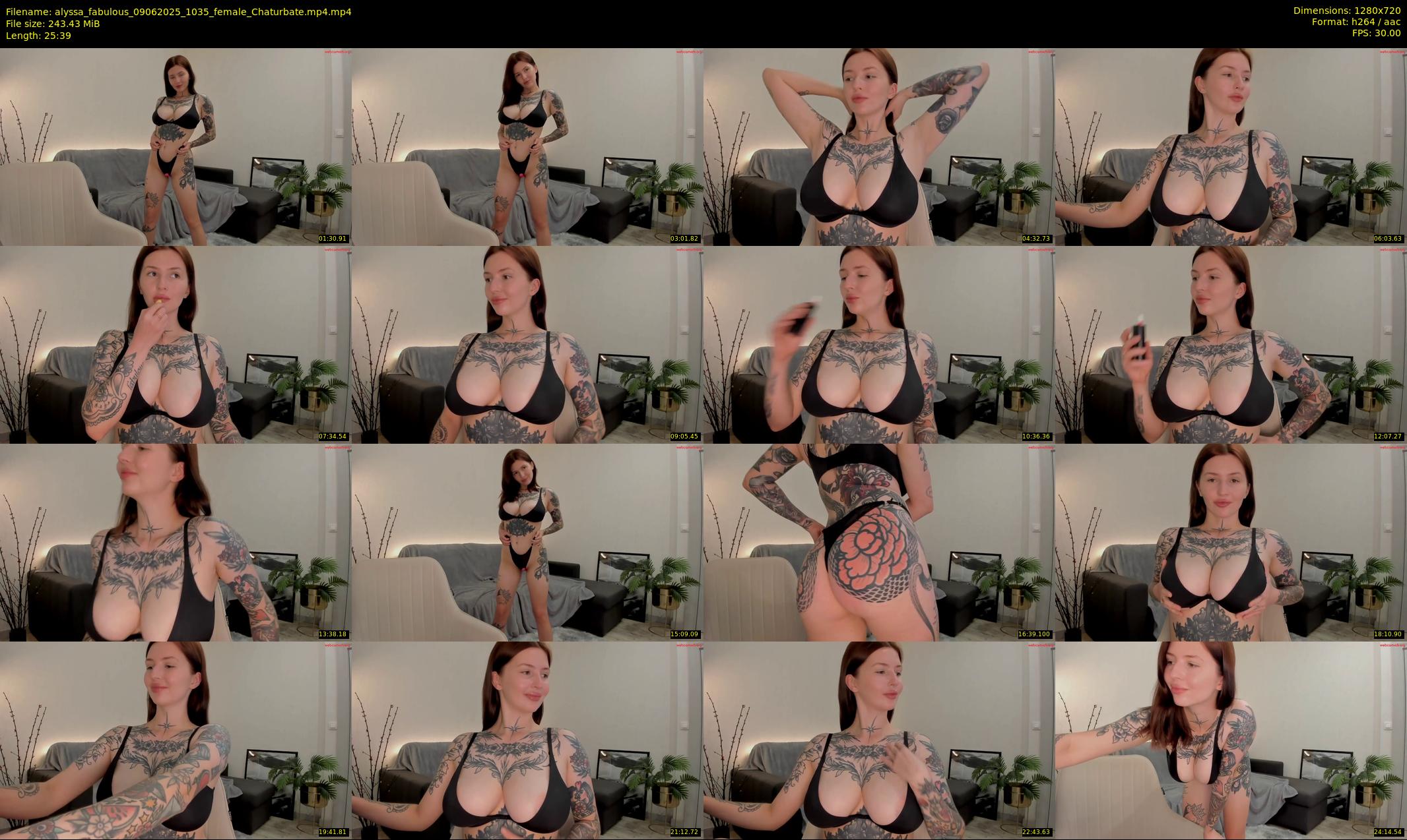 alyssa_fabulous — 26 minute Chaturbate female cam show recording, 720p, Jun 9, 2025