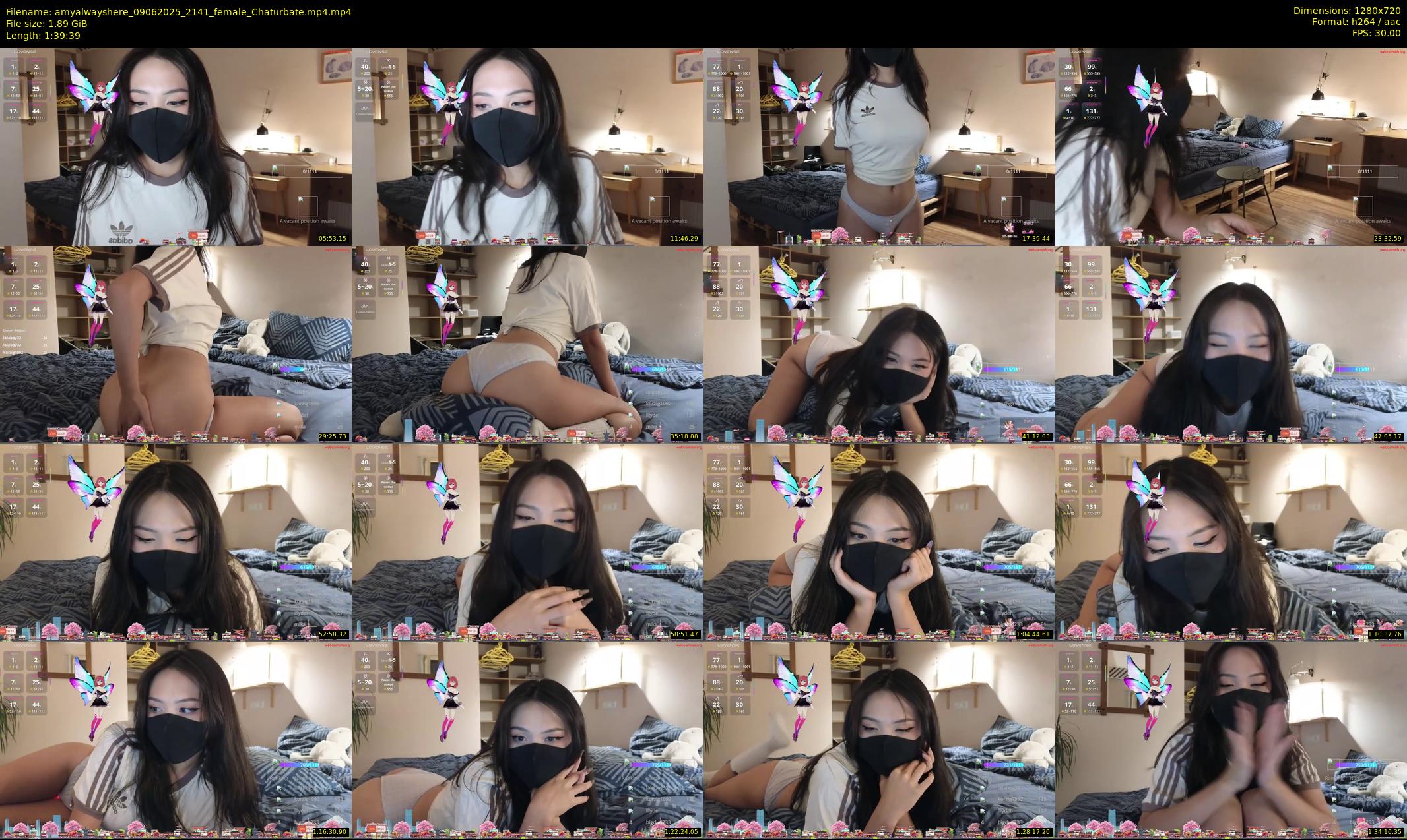 amyalwayshere — 100 minute Chaturbate female cam show recording, 720p, Jun 9, 2025