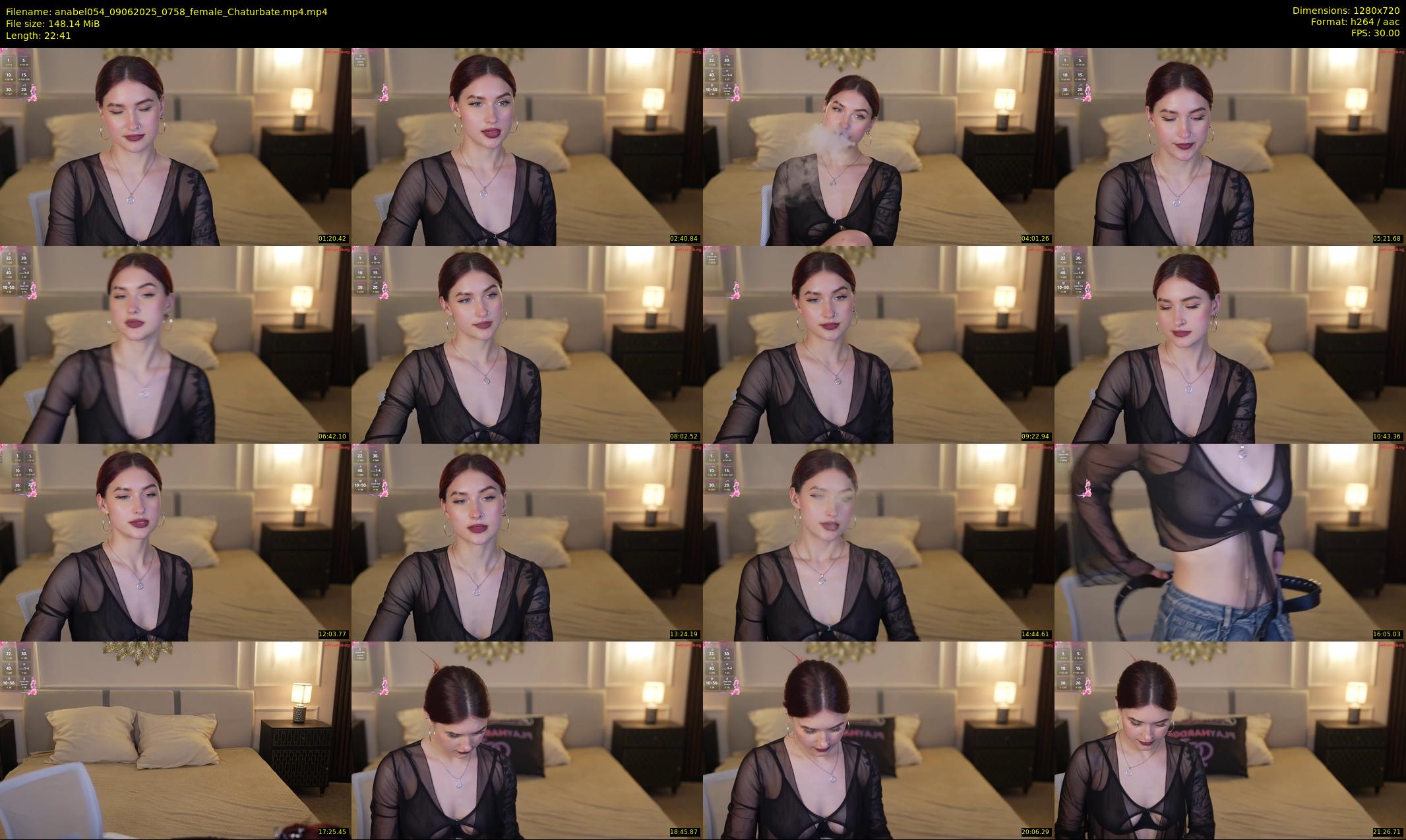 anabel054 — 23 minute Chaturbate female cam show recording, 720p, Jun 9, 2025