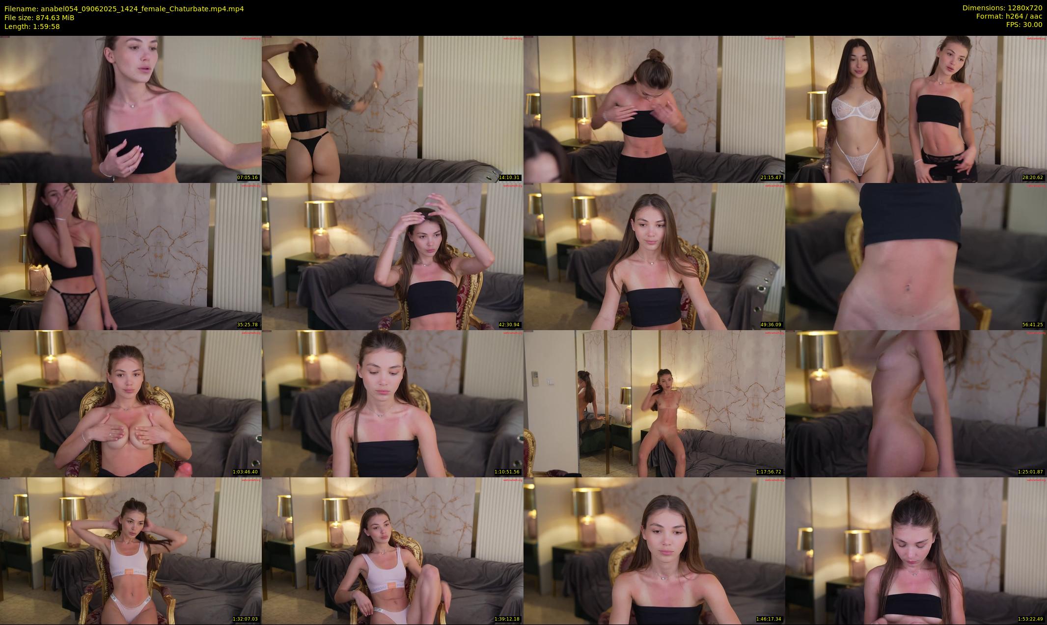 anabel054 — 120 minute Chaturbate female cam show recording, 720p, Jun 9, 2025