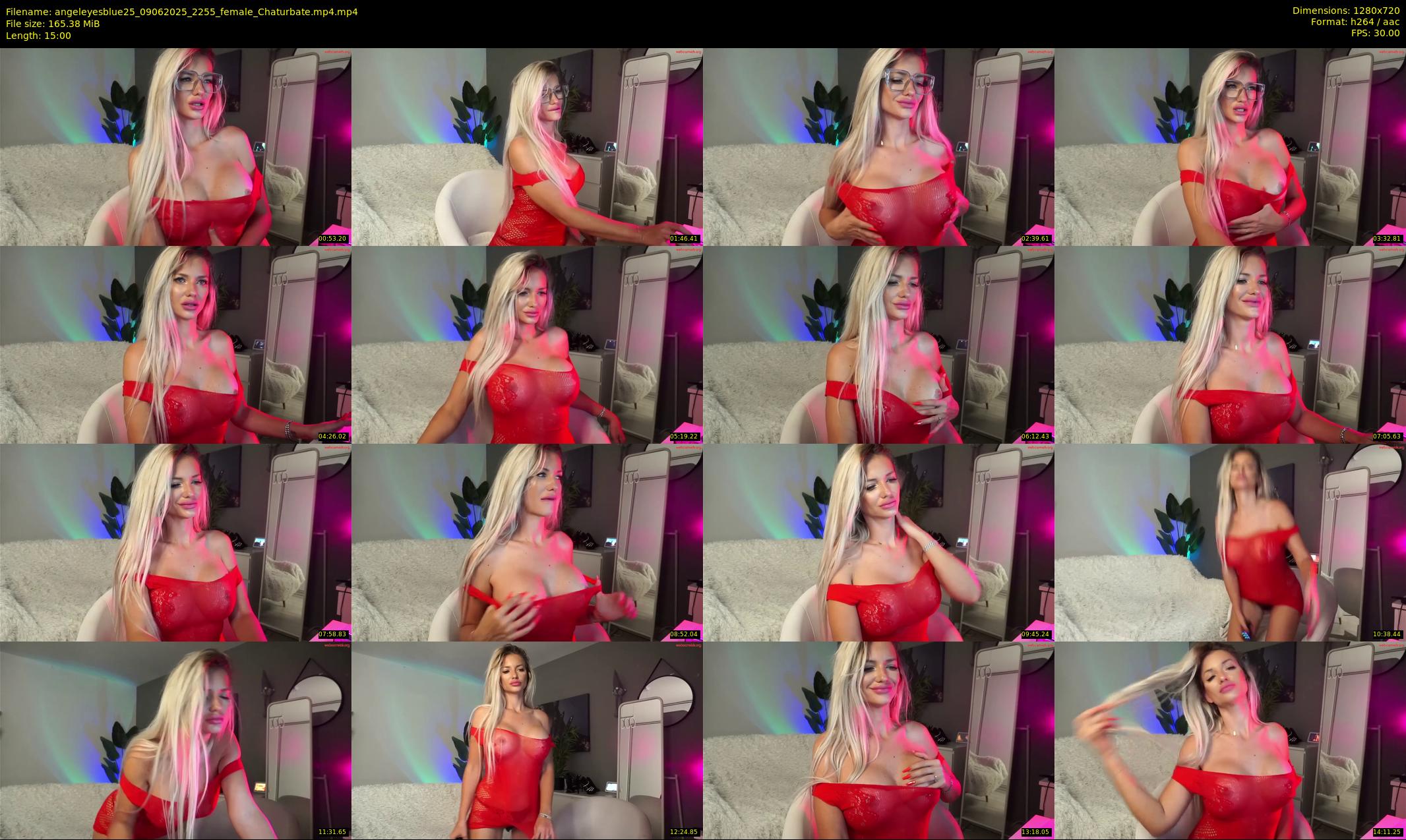 angeleyesblue25 — 15 minute Chaturbate female cam show recording, 720p, Jun 9, 2025