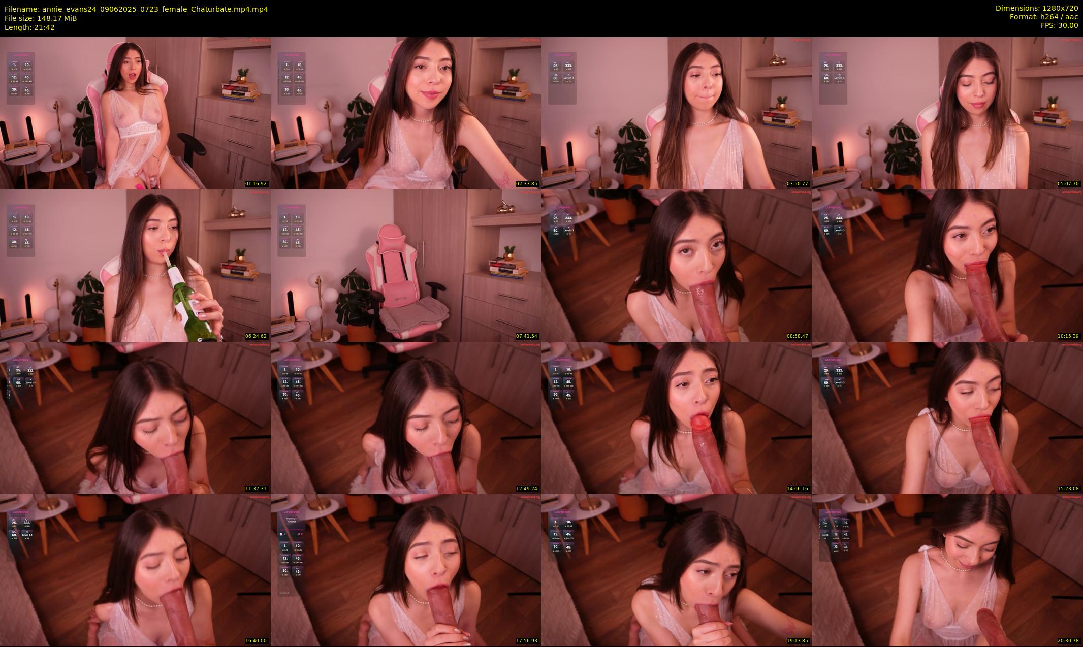 annie_evans24 — 22 minute Chaturbate female cam show recording, 720p, Jun 9, 2025