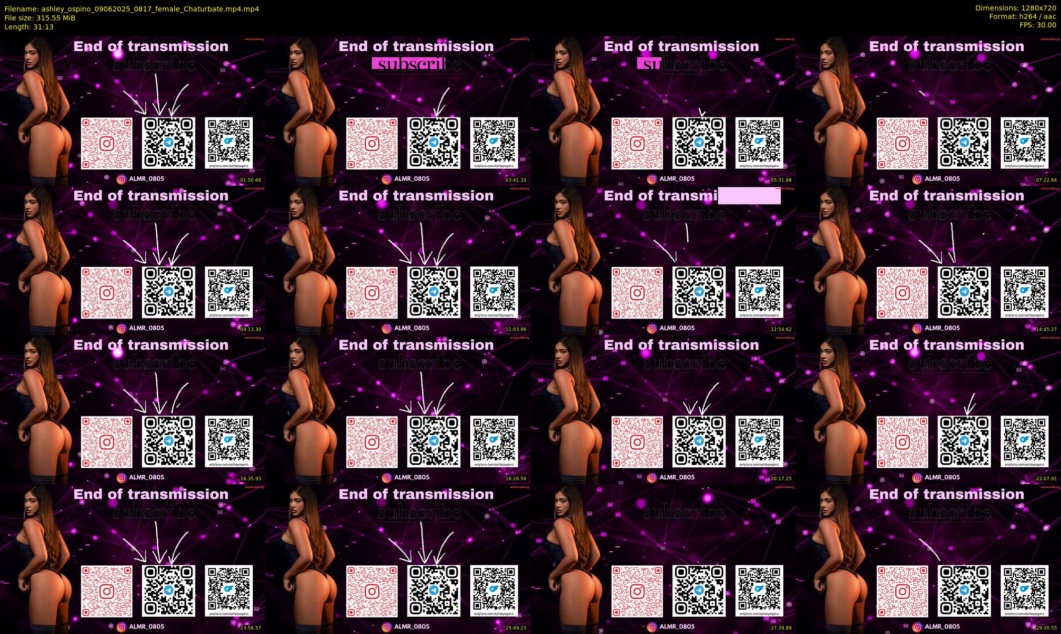 ashley_ospino — 32 minute Chaturbate couple cam show recording, 720p, Jun 9, 2025