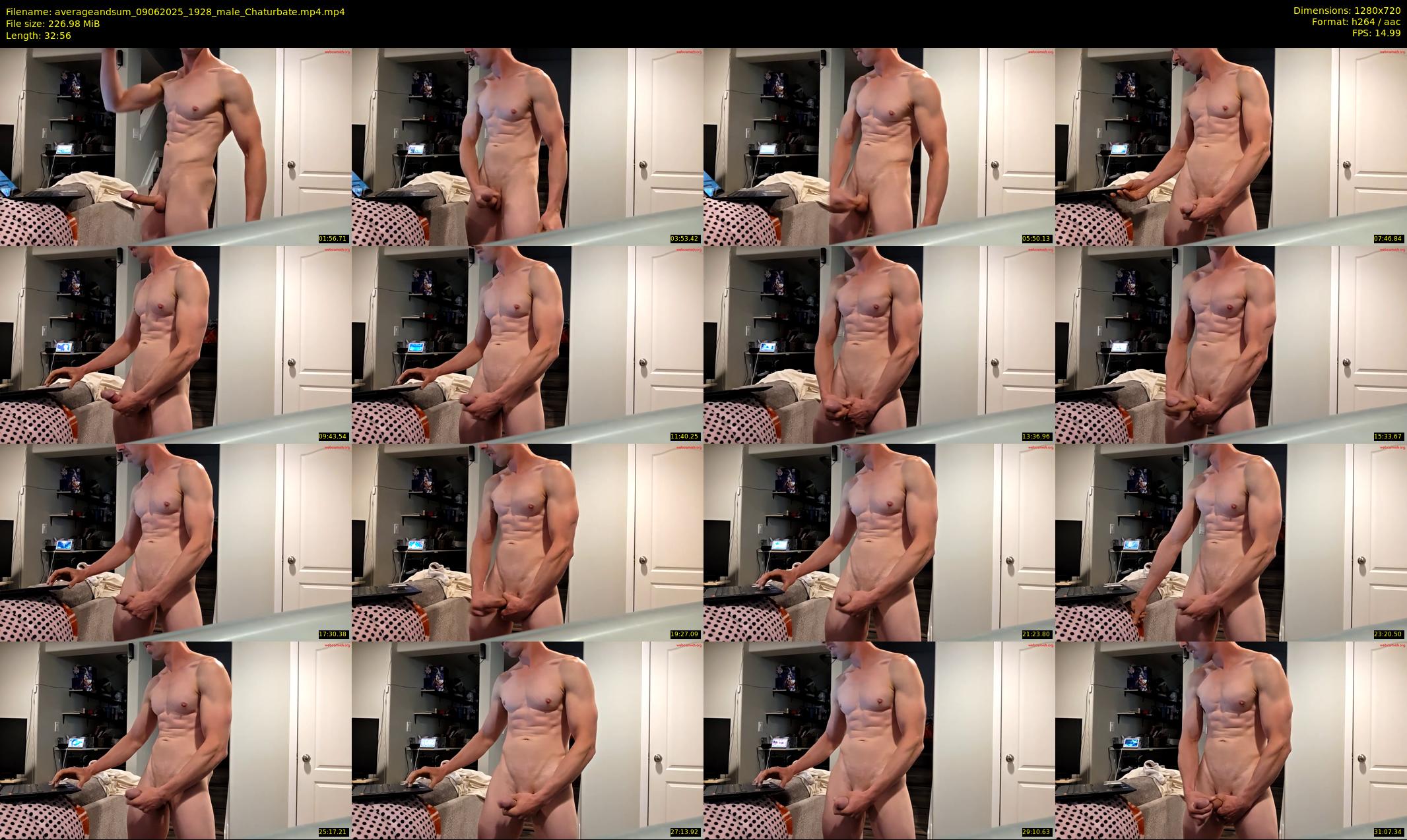 averageandsum — 33 minute Chaturbate male cam show recording, 720p, Jun 9, 2025