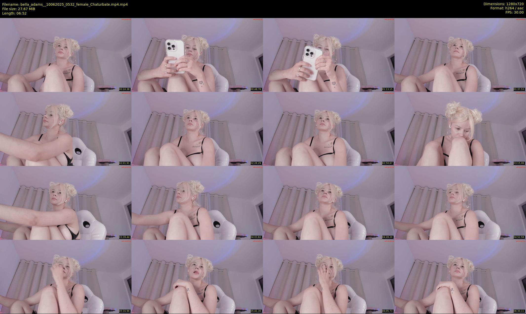 bella_adams_ — 7 minute Chaturbate female cam show recording, 720p, Jun 10, 2025