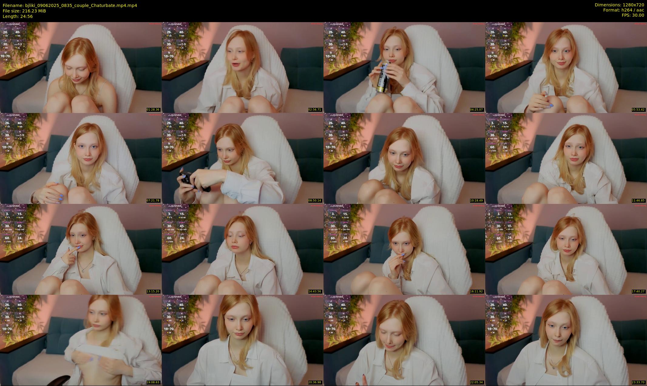 bjliki — 25 minute Chaturbate couple cam show recording, 720p, Jun 9, 2025