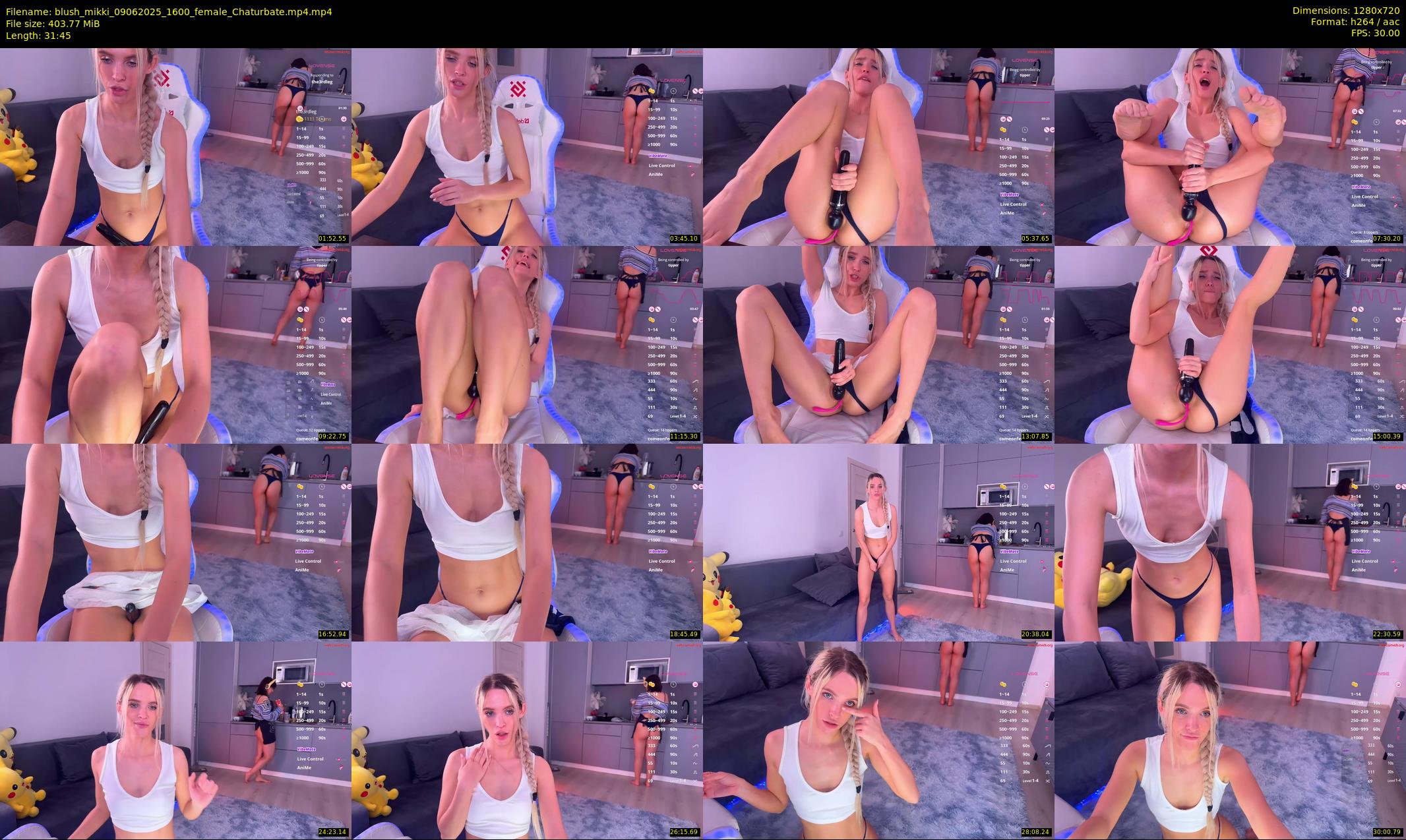 blush_mikki — 32 minute Chaturbate female cam show recording, 720p, Jun 9, 2025