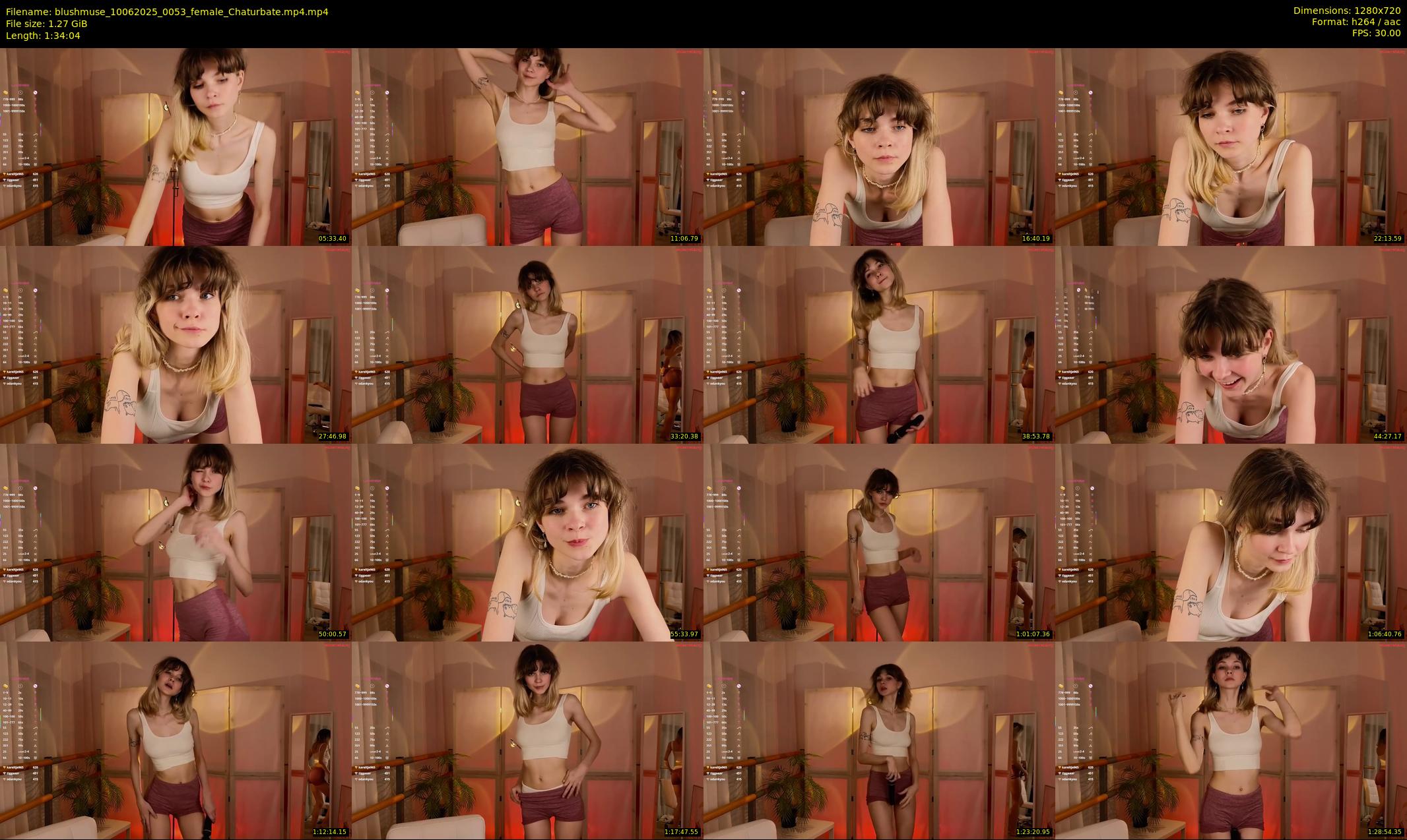 blushmuse — 95 minute Chaturbate female cam show recording, 720p, Jun 10, 2025