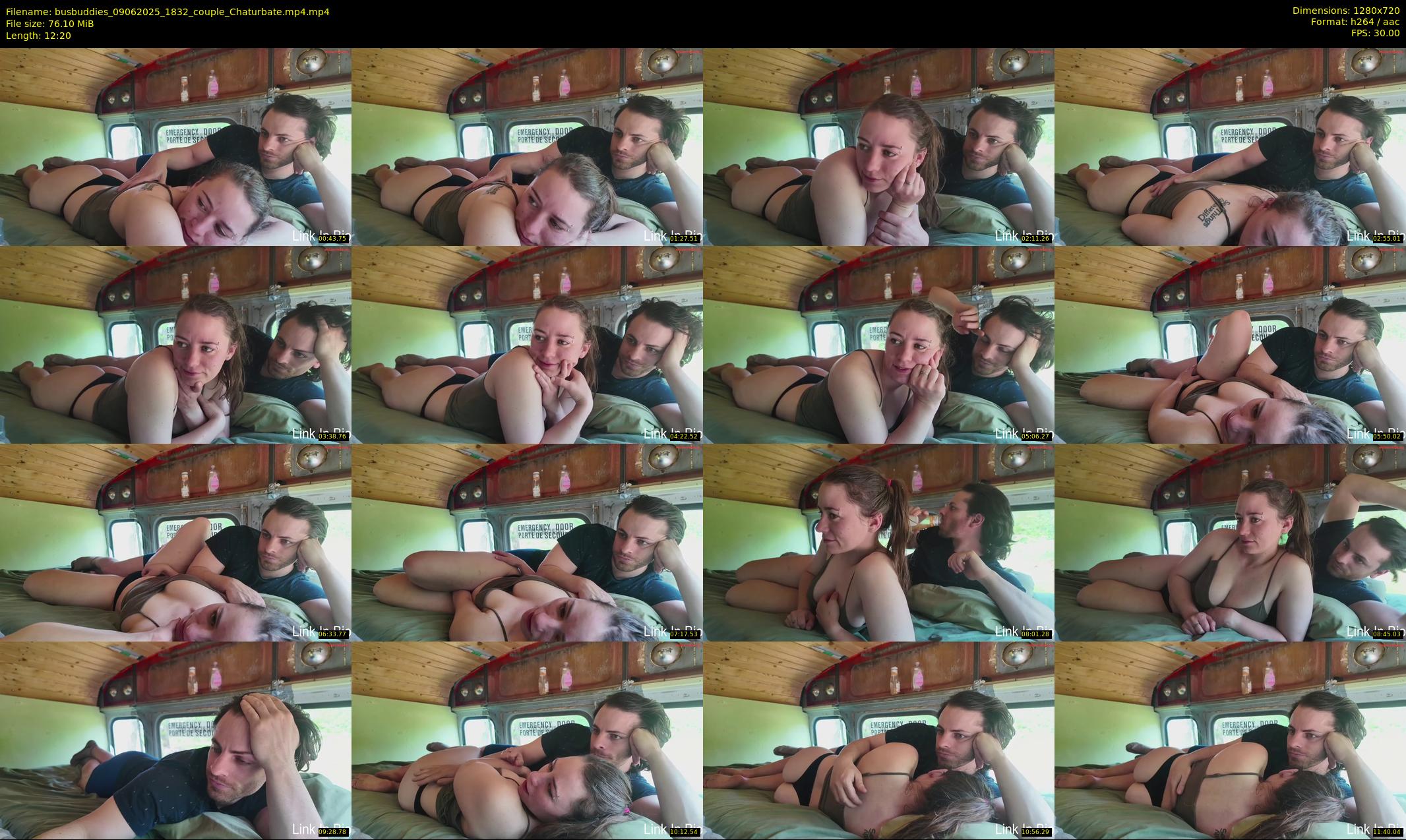 busbuddies — 13 minute Chaturbate couple cam show recording, 720p, Jun 9, 2025