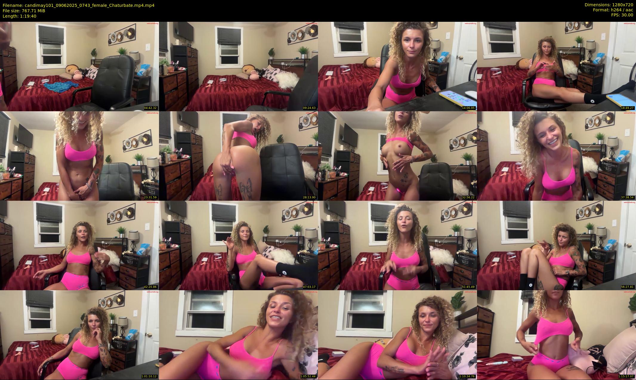 candimay101 — 80 minute Chaturbate female cam show recording, 720p, Jun 9, 2025