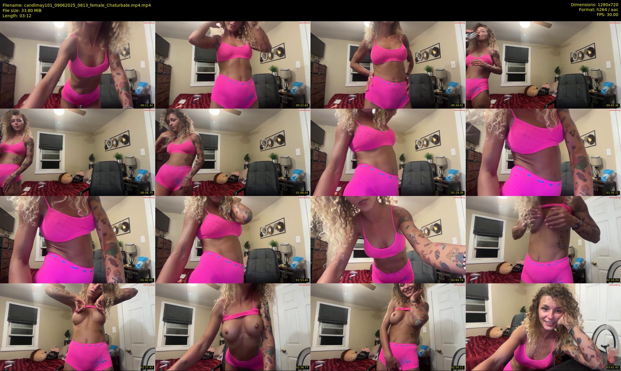 candimay101 — 4 minute Chaturbate female cam show recording, 720p, Jun 9, 2025