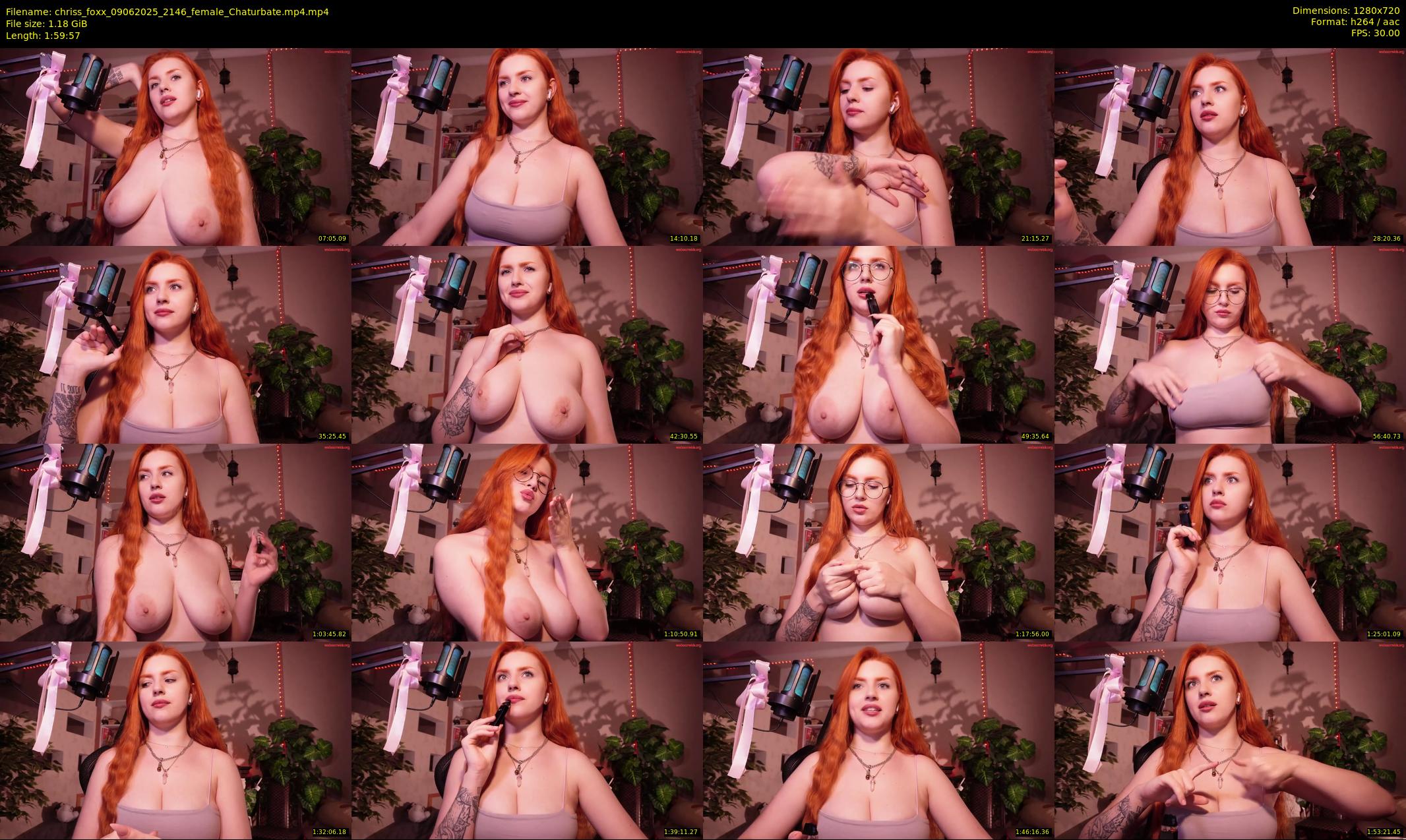 chriss_foxx — 120 minute Chaturbate female cam show recording, 720p, Jun 9, 2025
