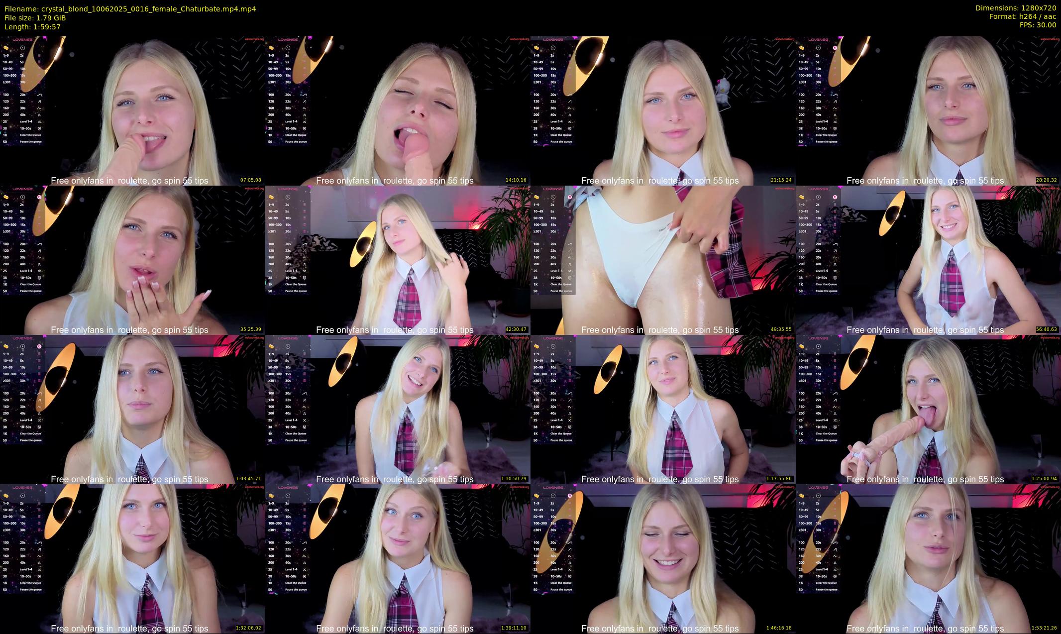 crystal_blond — 120 minute Chaturbate female cam show recording, 720p, Jun 10, 2025