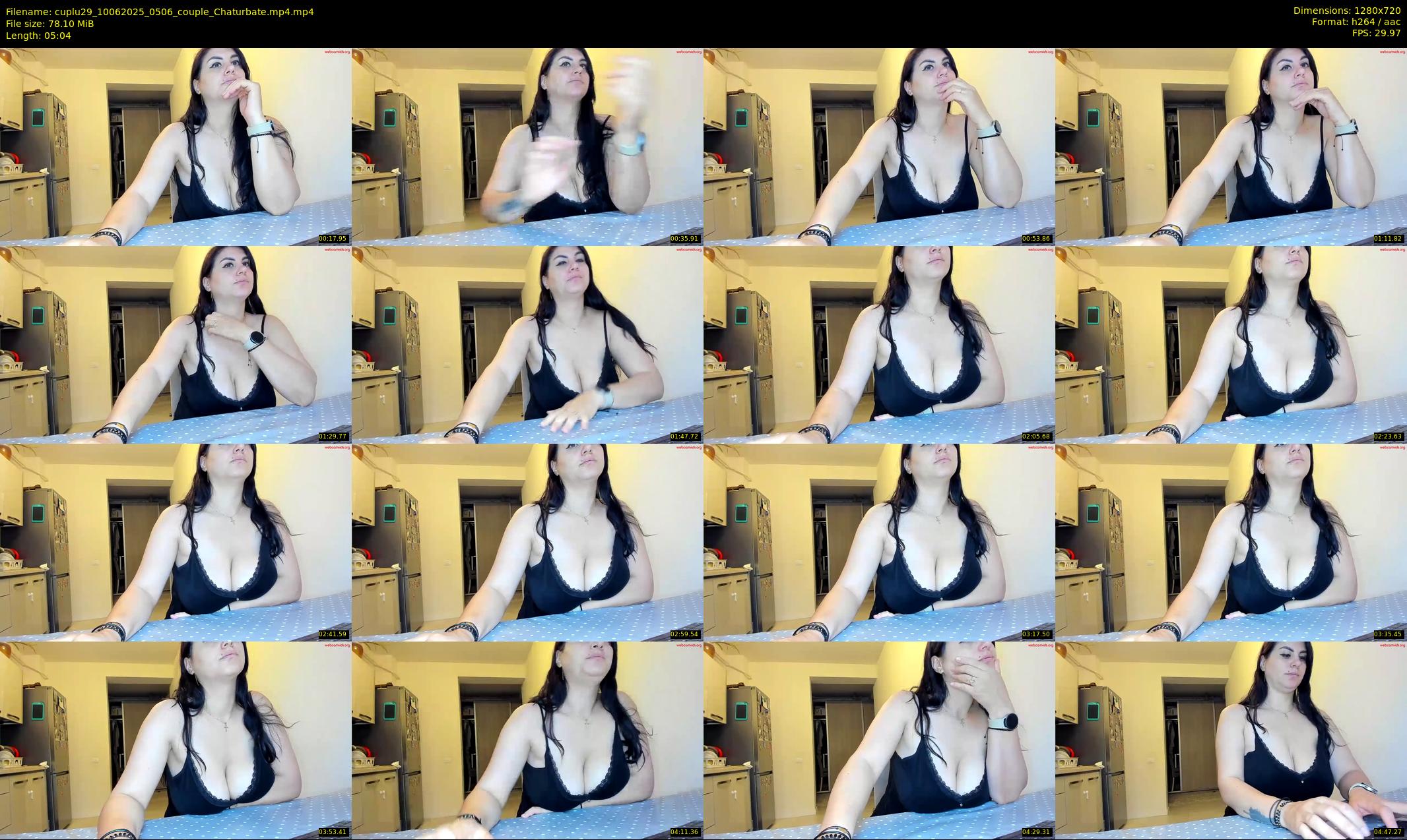 cuplu29 — 6 minute Chaturbate couple cam show recording, 720p, Jun 10, 2025