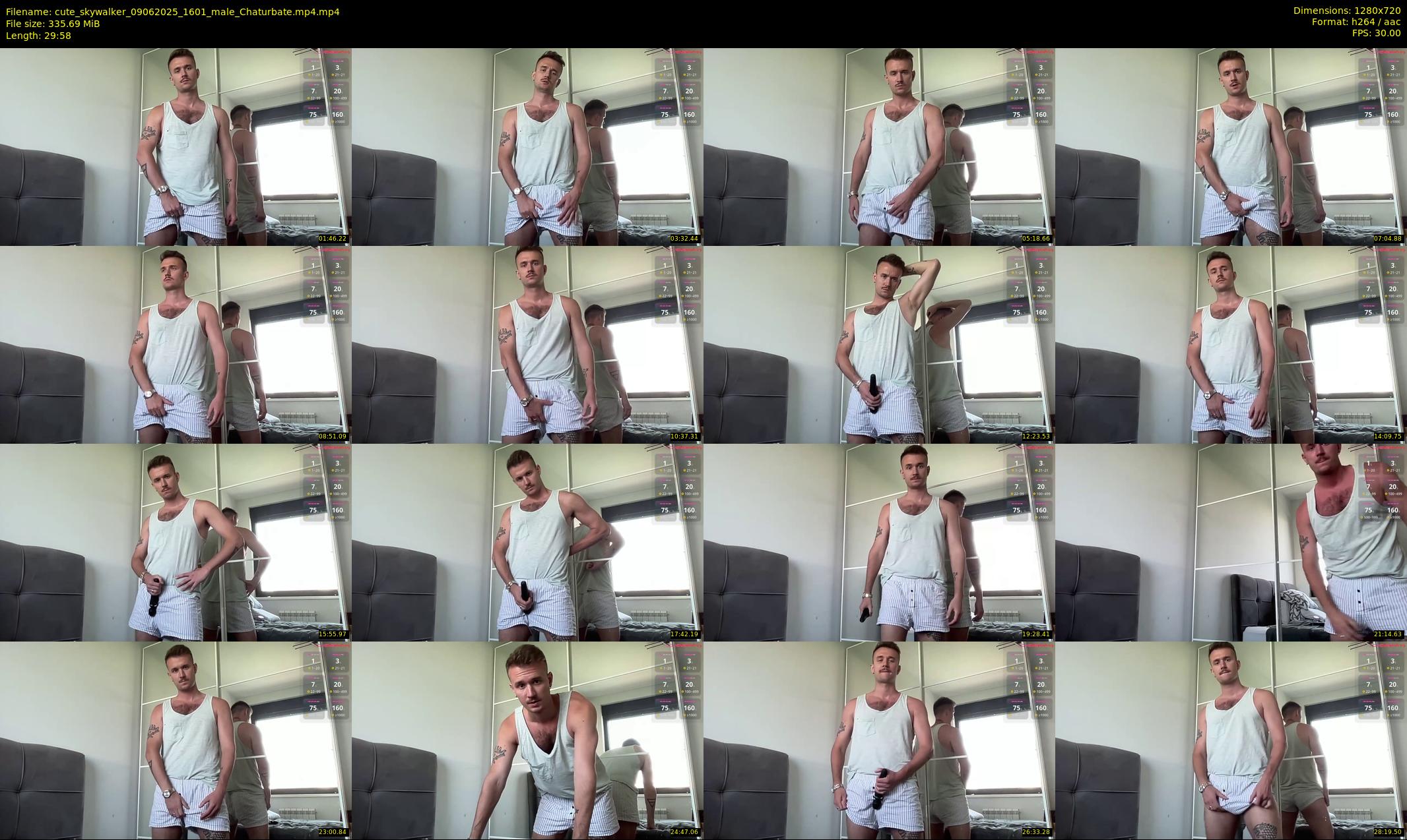 cute_skywalker — 30 minute Chaturbate male cam show recording, 720p, Jun 9, 2025