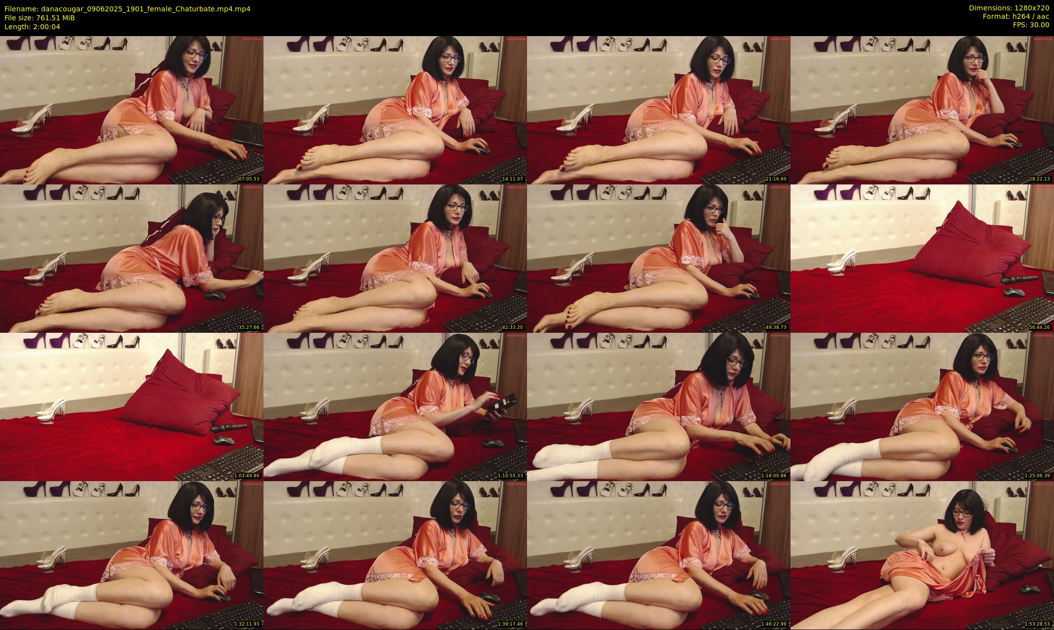 danacougar — 121 minute Chaturbate female cam show recording, 720p, Jun 9, 2025