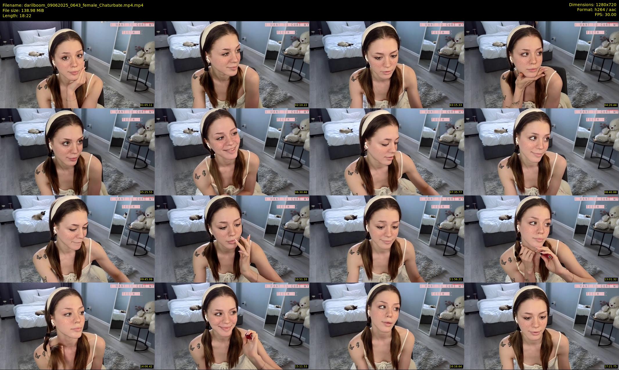 darilboom — 19 minute Chaturbate female cam show recording, 720p, Jun 9, 2025