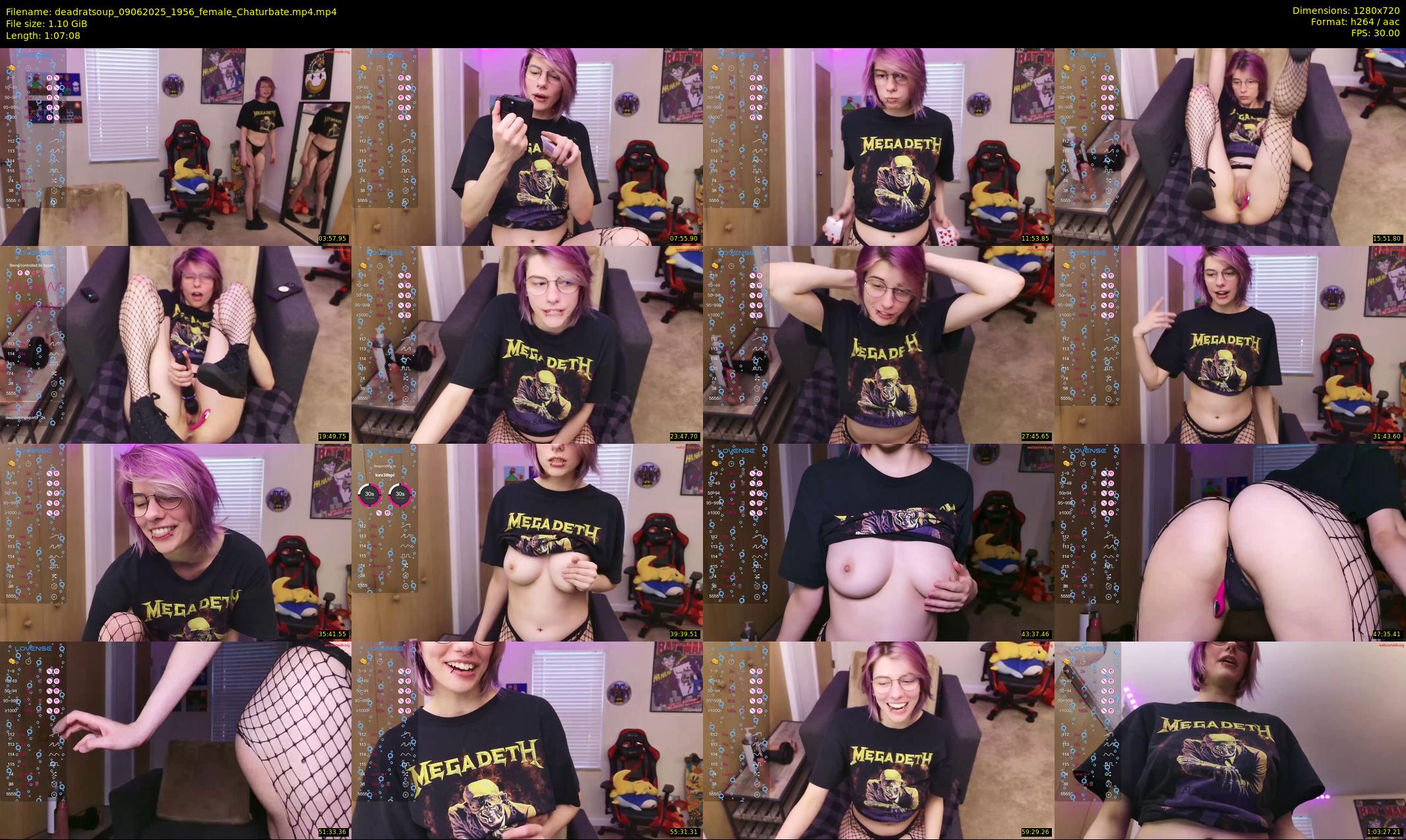 deadratsoup — 68 minute Chaturbate female cam show recording, 720p, Jun 9, 2025