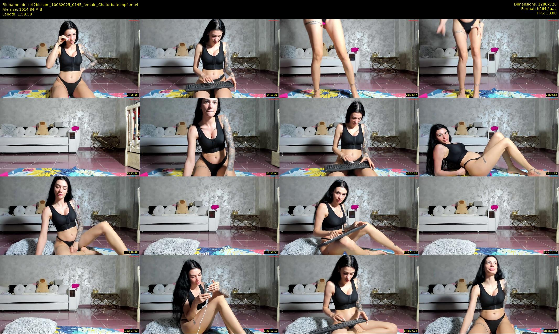 desert2blosom — 120 minute Chaturbate female cam show recording, 720p, Jun 10, 2025
