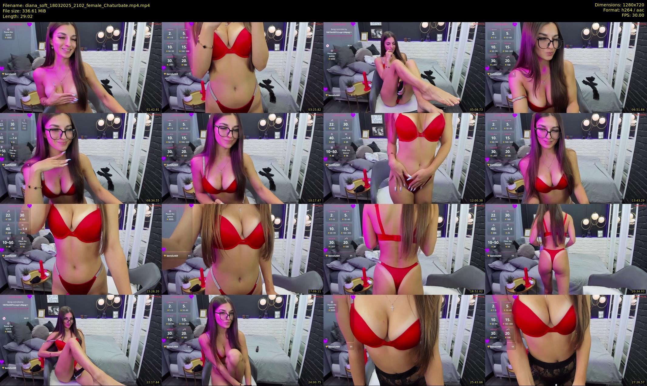 diana_soft — 30 minute Chaturbate female cam show recording, 720p, Mar 18, 2025