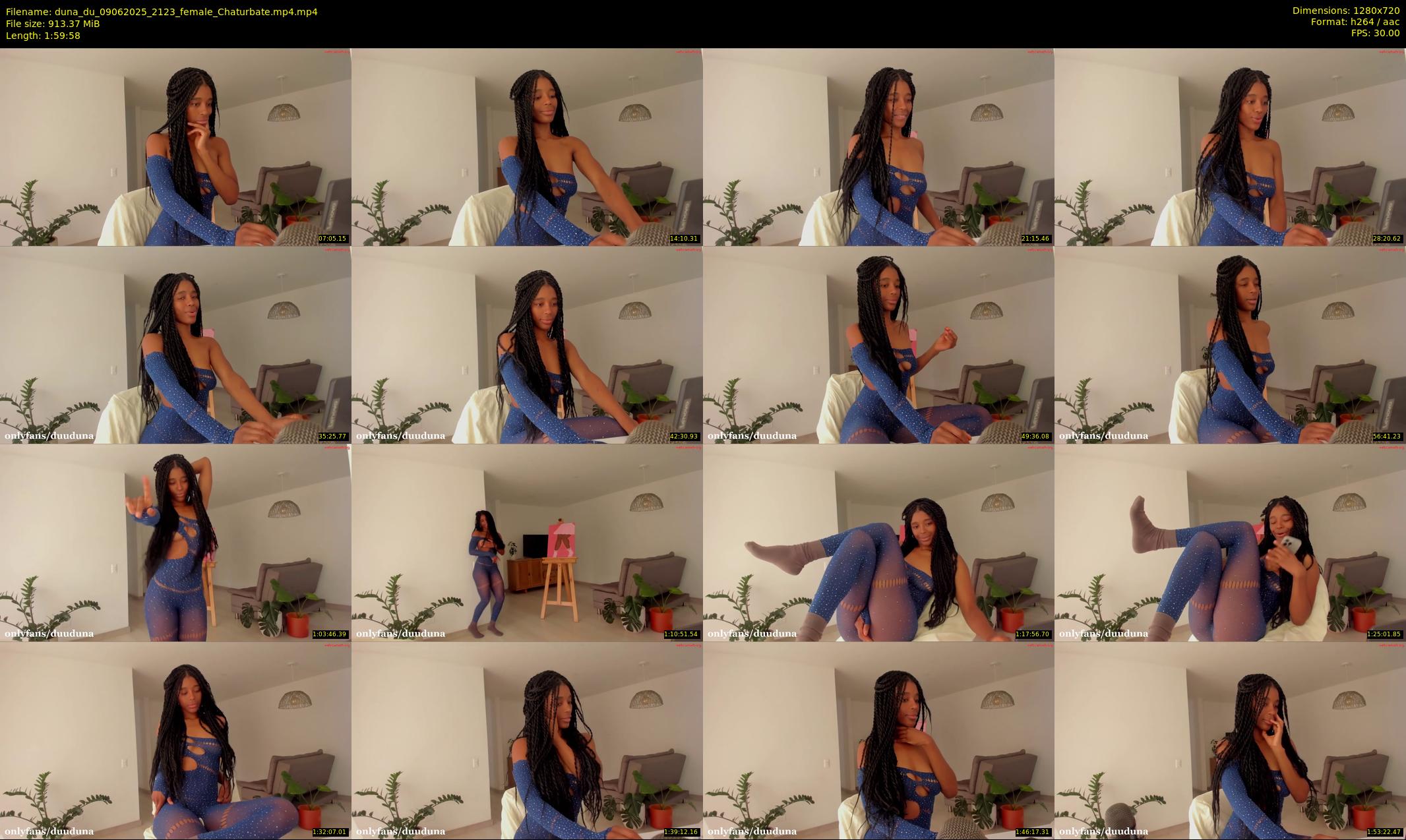 duna_du — 120 minute Chaturbate female cam show recording, 720p, Jun 9, 2025