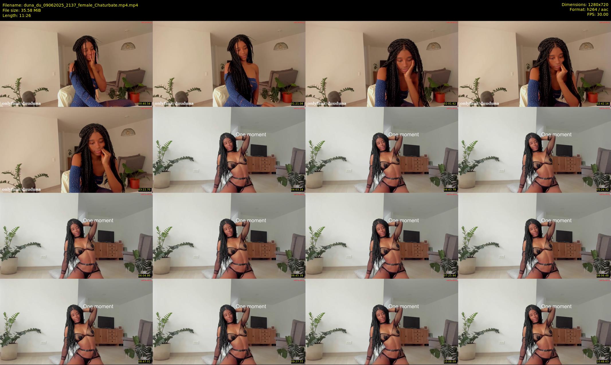 duna_du — 12 minute Chaturbate female cam show recording, 720p, Jun 9, 2025