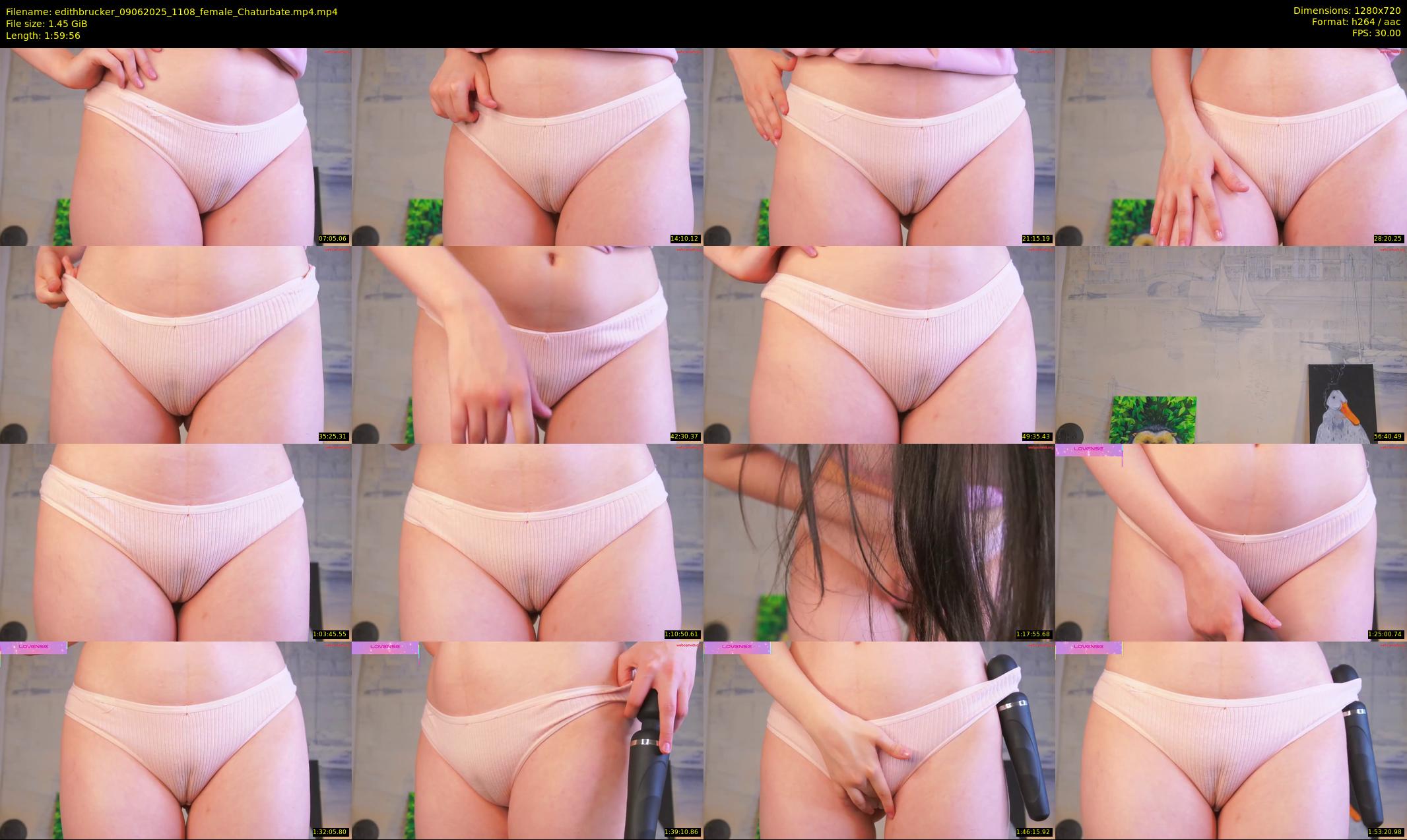 edithbrucker — 120 minute Chaturbate female cam show recording, 720p, Jun 9, 2025
