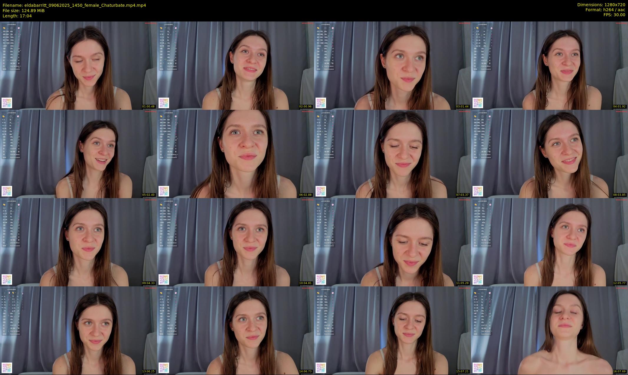 eldabarritt — 18 minute Chaturbate female cam show recording, 720p, Jun 9, 2025