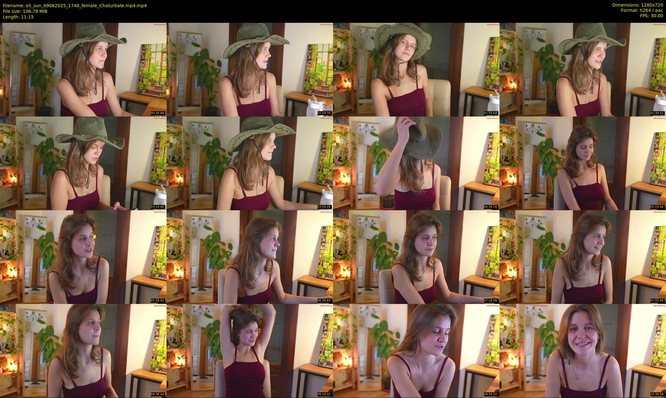 eli_sun — 12 minute Chaturbate female cam show recording, 720p, Jun 9, 2025