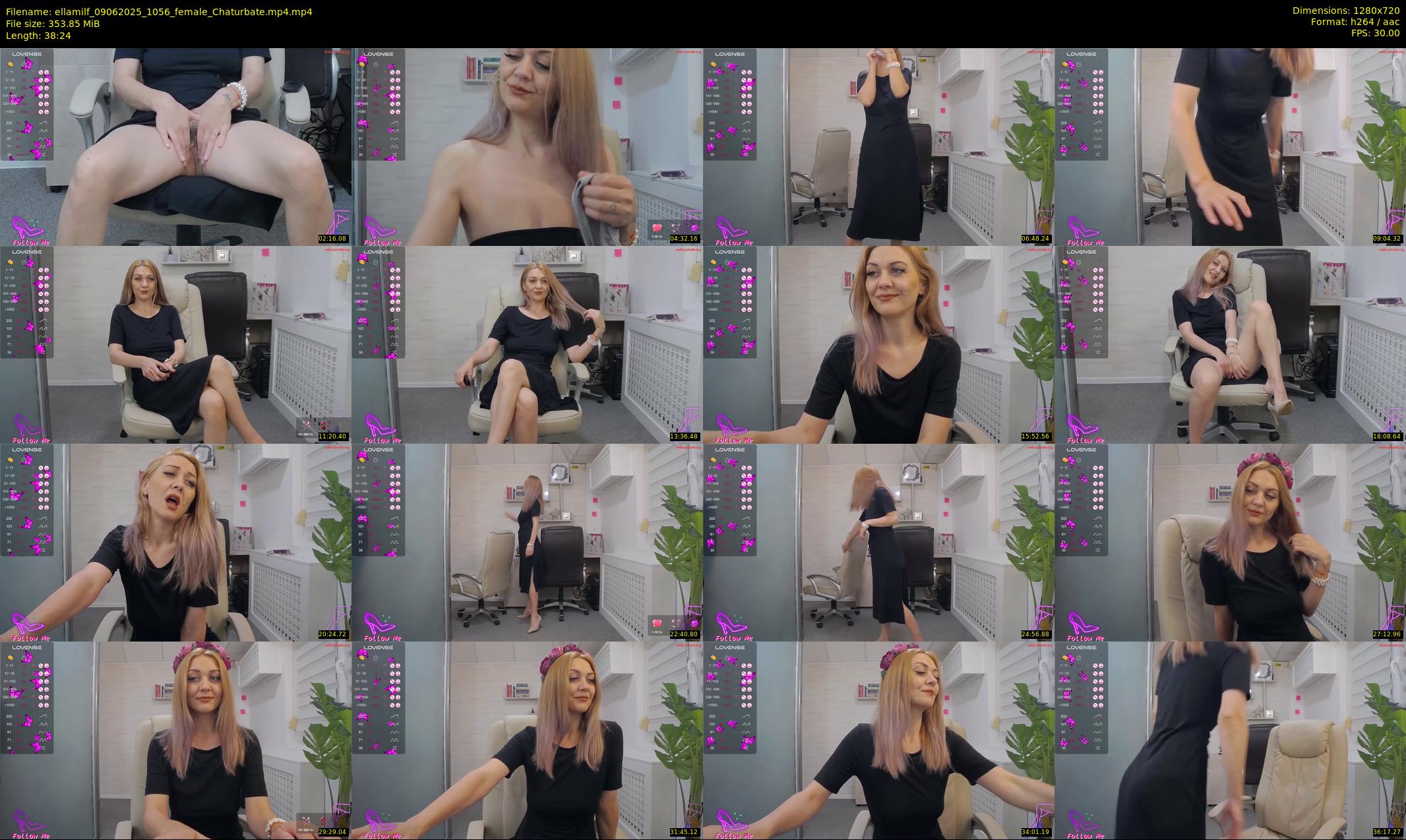 ellamilf — 39 minute Chaturbate female cam show recording, 720p, Jun 9, 2025