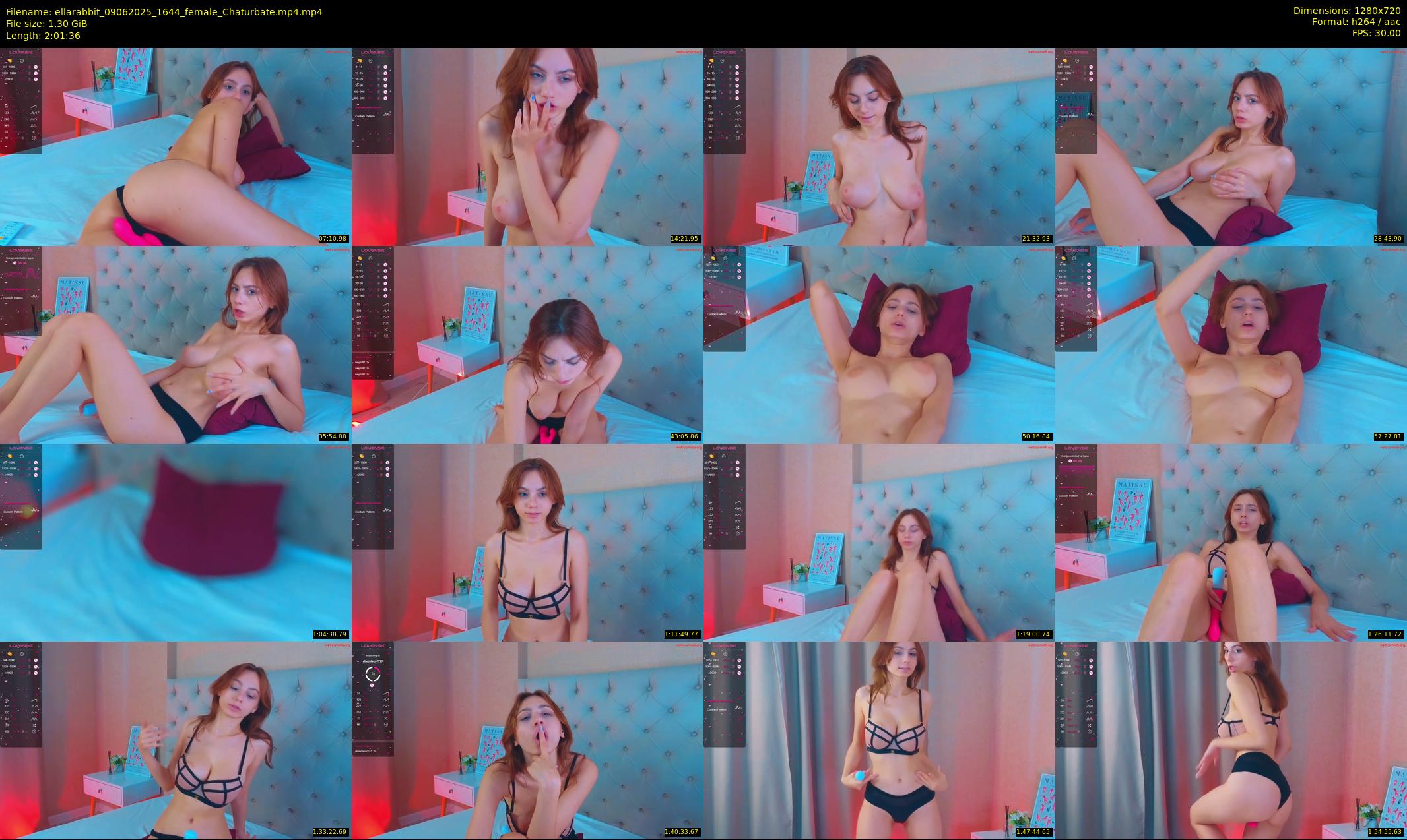 ellarabbit — 122 minute Chaturbate female cam show recording, 720p, Jun 9, 2025