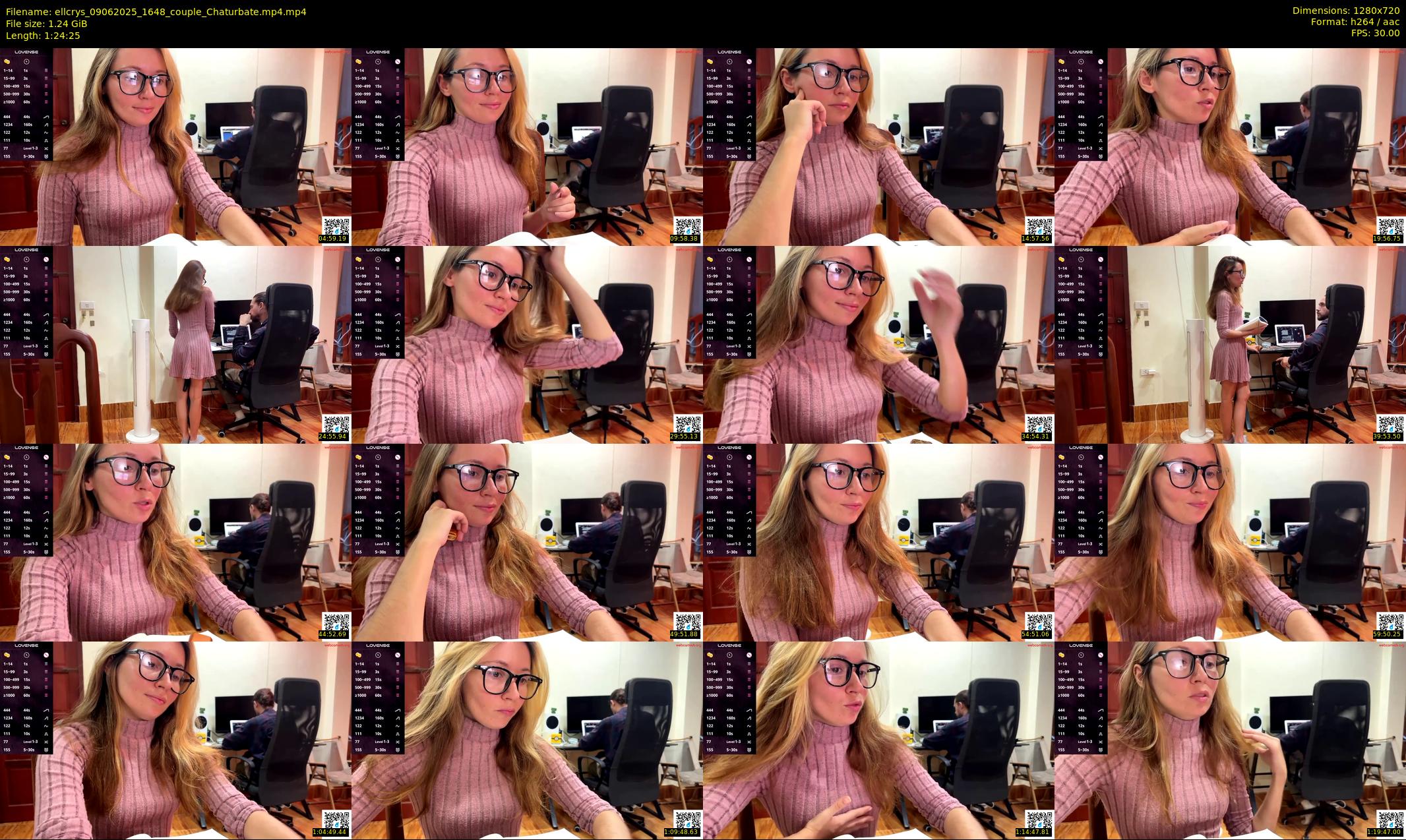 ellcrys — 85 minute Chaturbate couple cam show recording, 720p, Jun 9, 2025