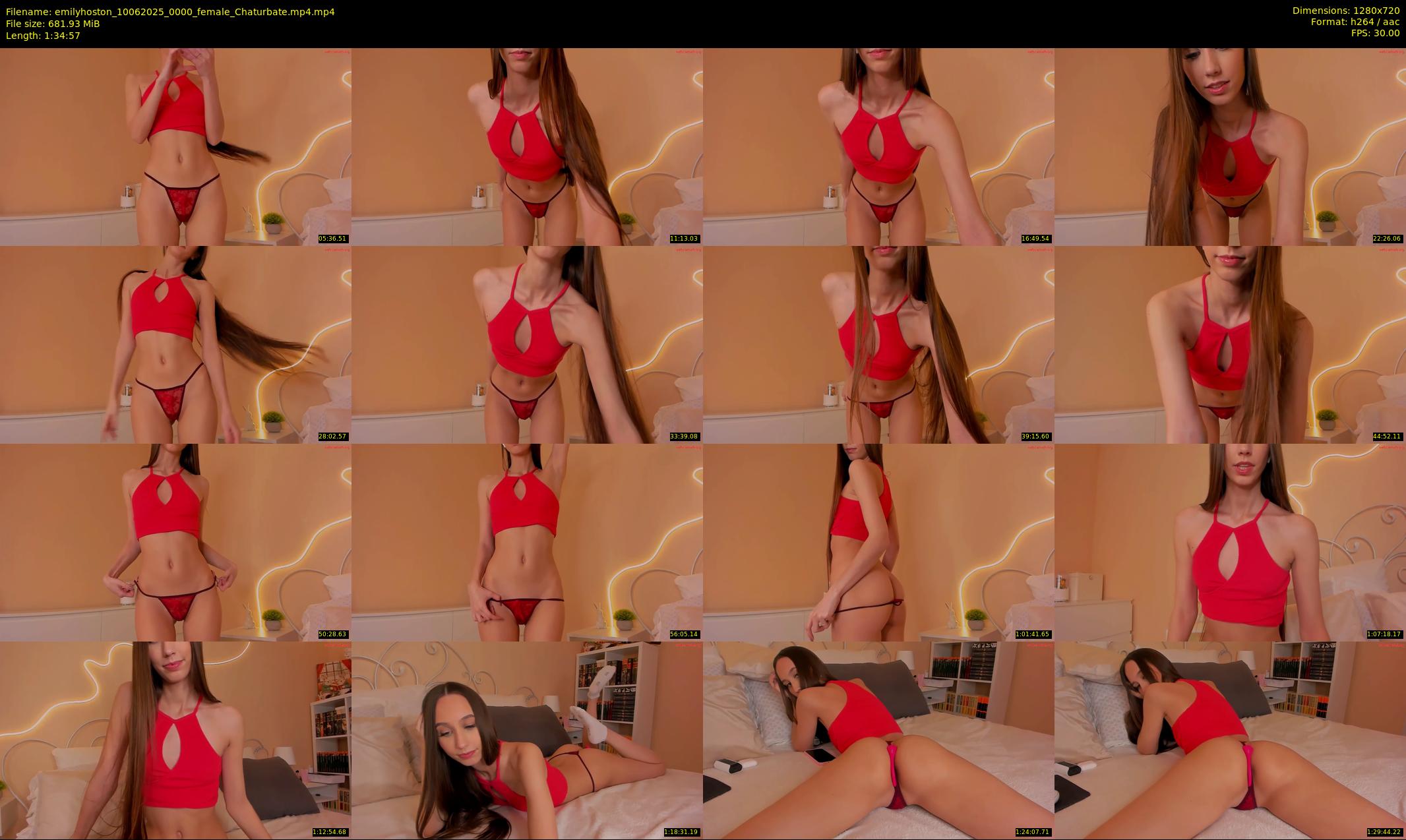 emilyhoston — 95 minute Chaturbate female cam show recording, 720p, Jun 10, 2025