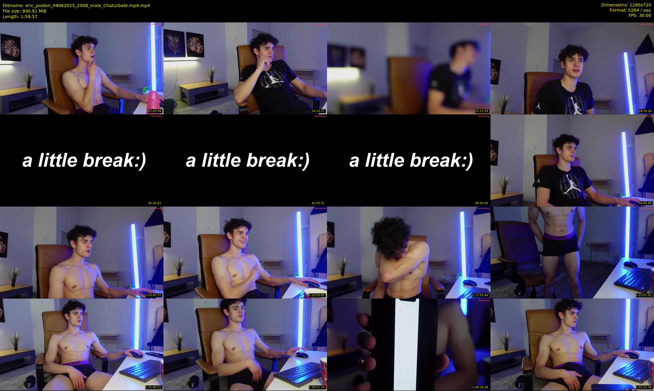 eric_poston — 120 minute Chaturbate male cam show recording, 720p, Jun 9, 2025