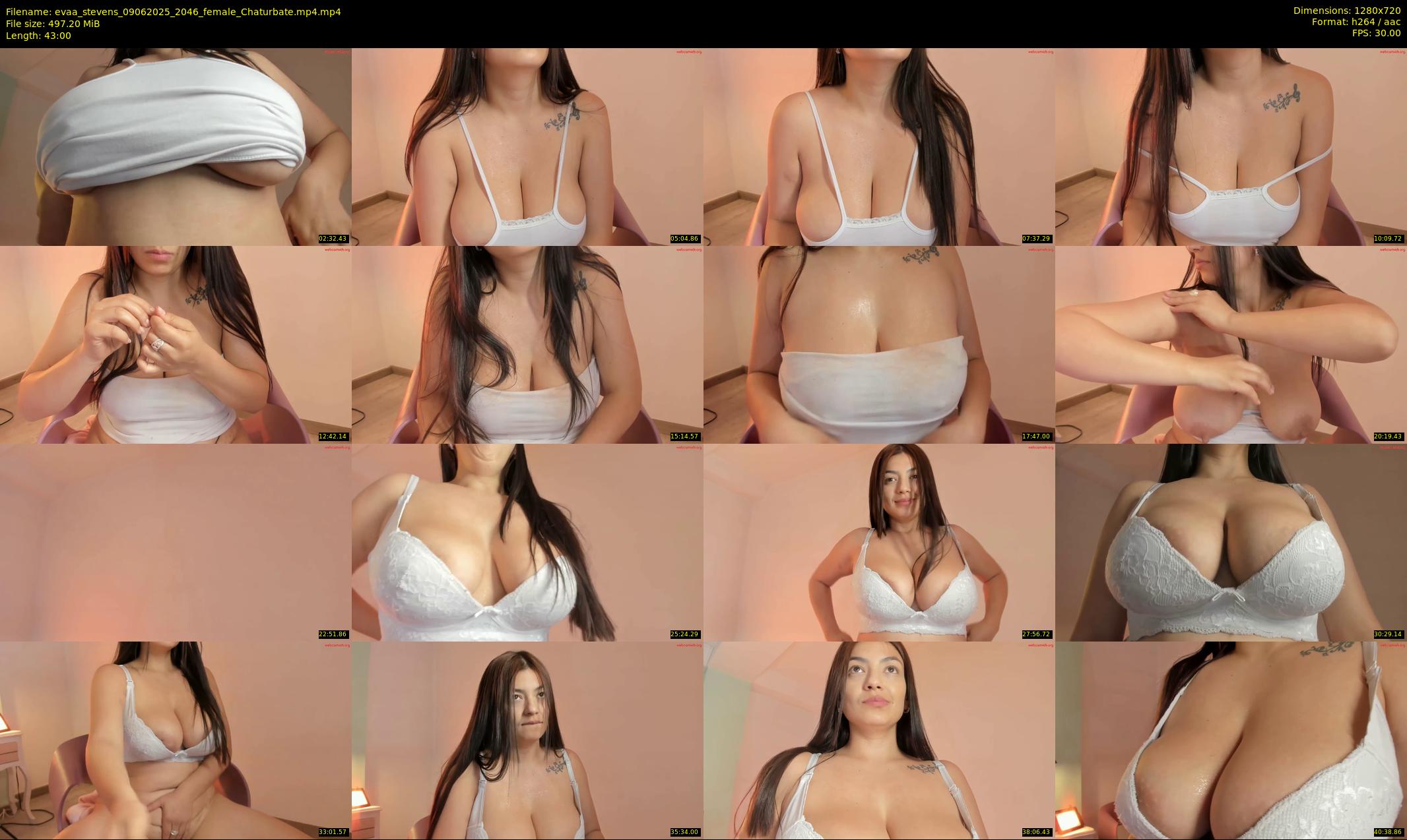 evaa_stevens — 43 minute Chaturbate female cam show recording, 720p, Jun 9, 2025