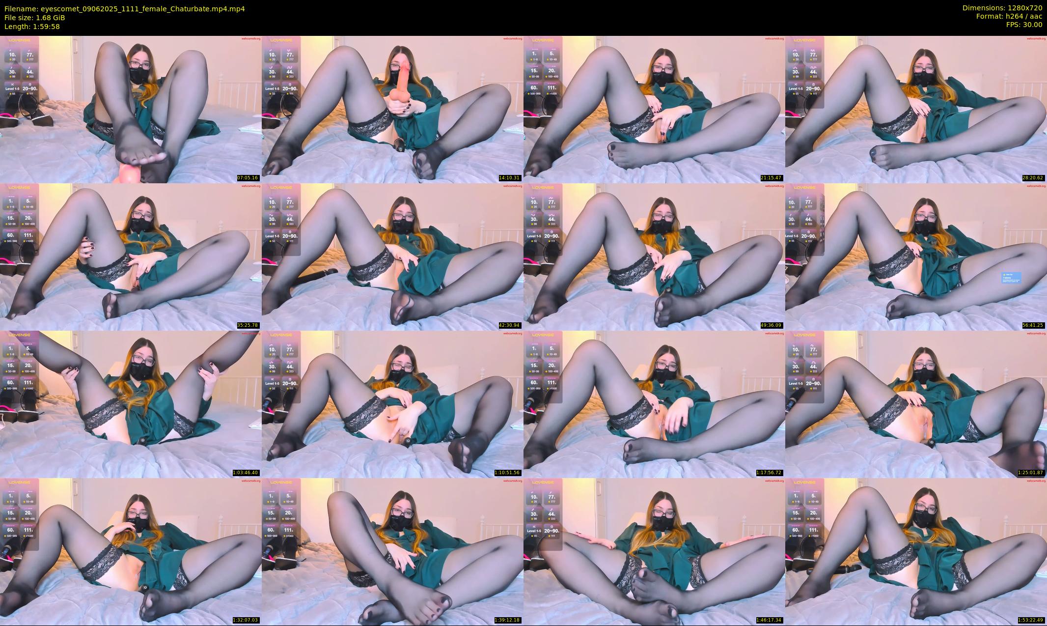 eyescomet — 120 minute Chaturbate female cam show recording, 720p, Jun 9, 2025