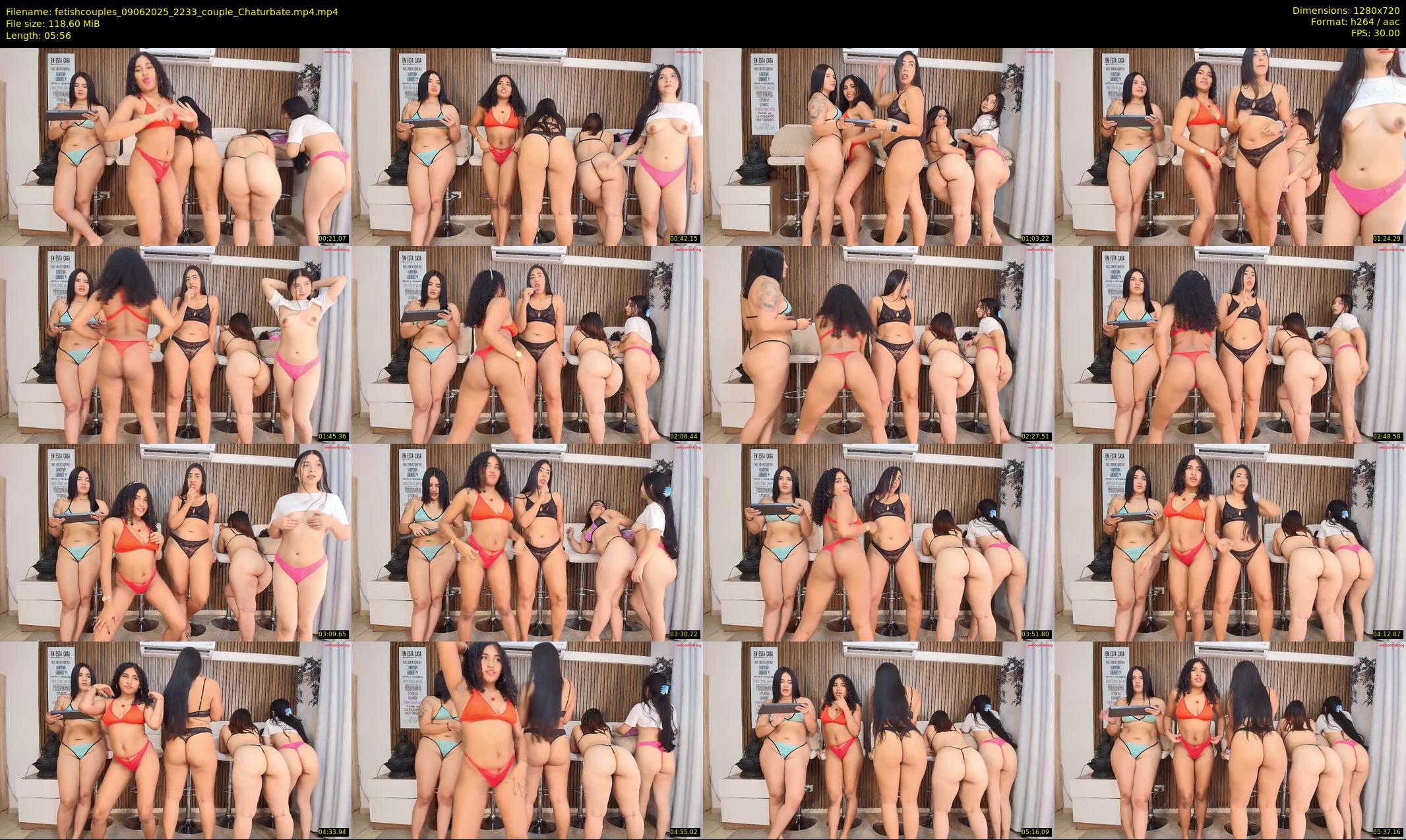 fetishcouples — 6 minute Chaturbate couple cam show recording, 720p, Jun 9, 2025