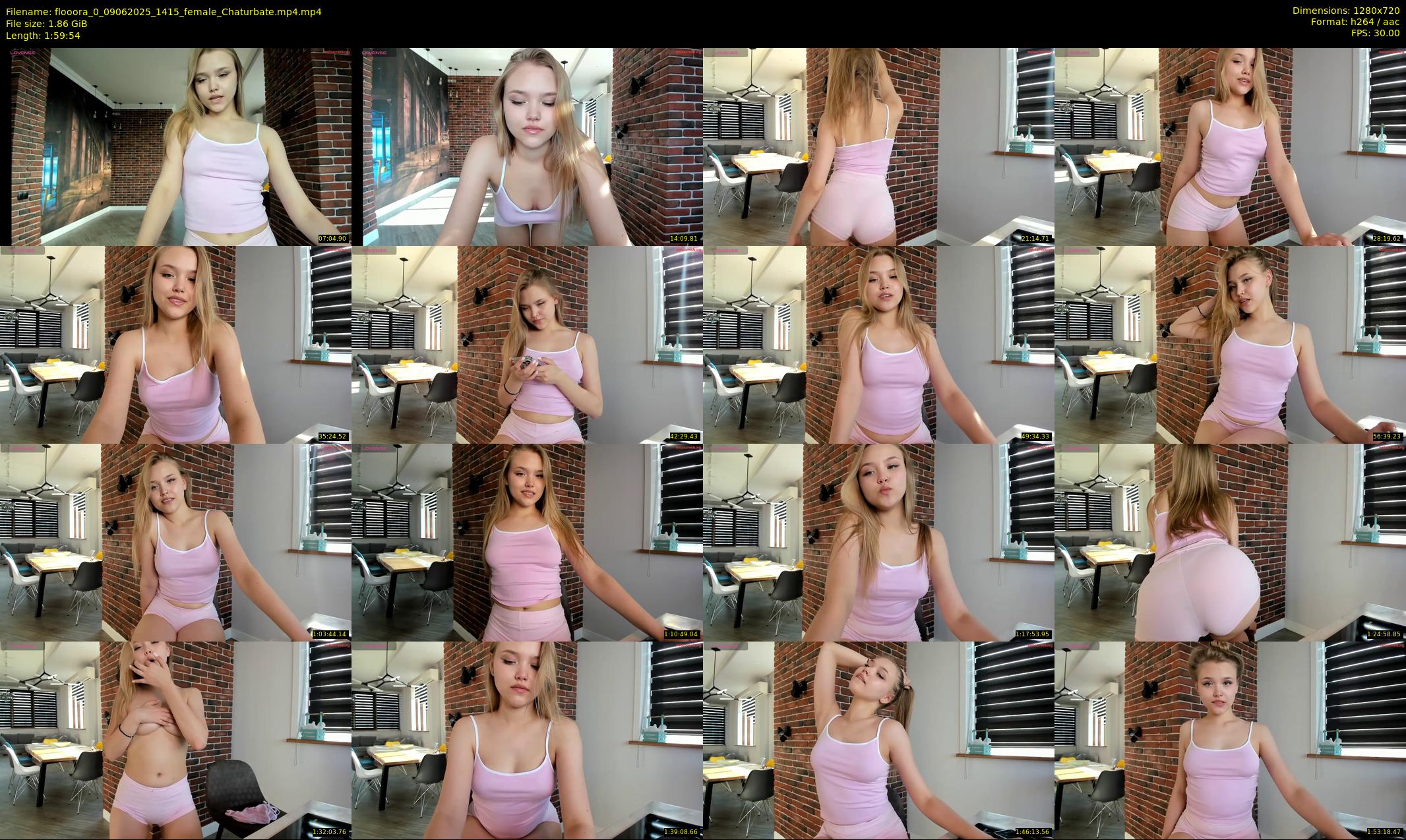 flooora_0 — 120 minute Chaturbate couple cam show recording, 720p, Jun 9, 2025
