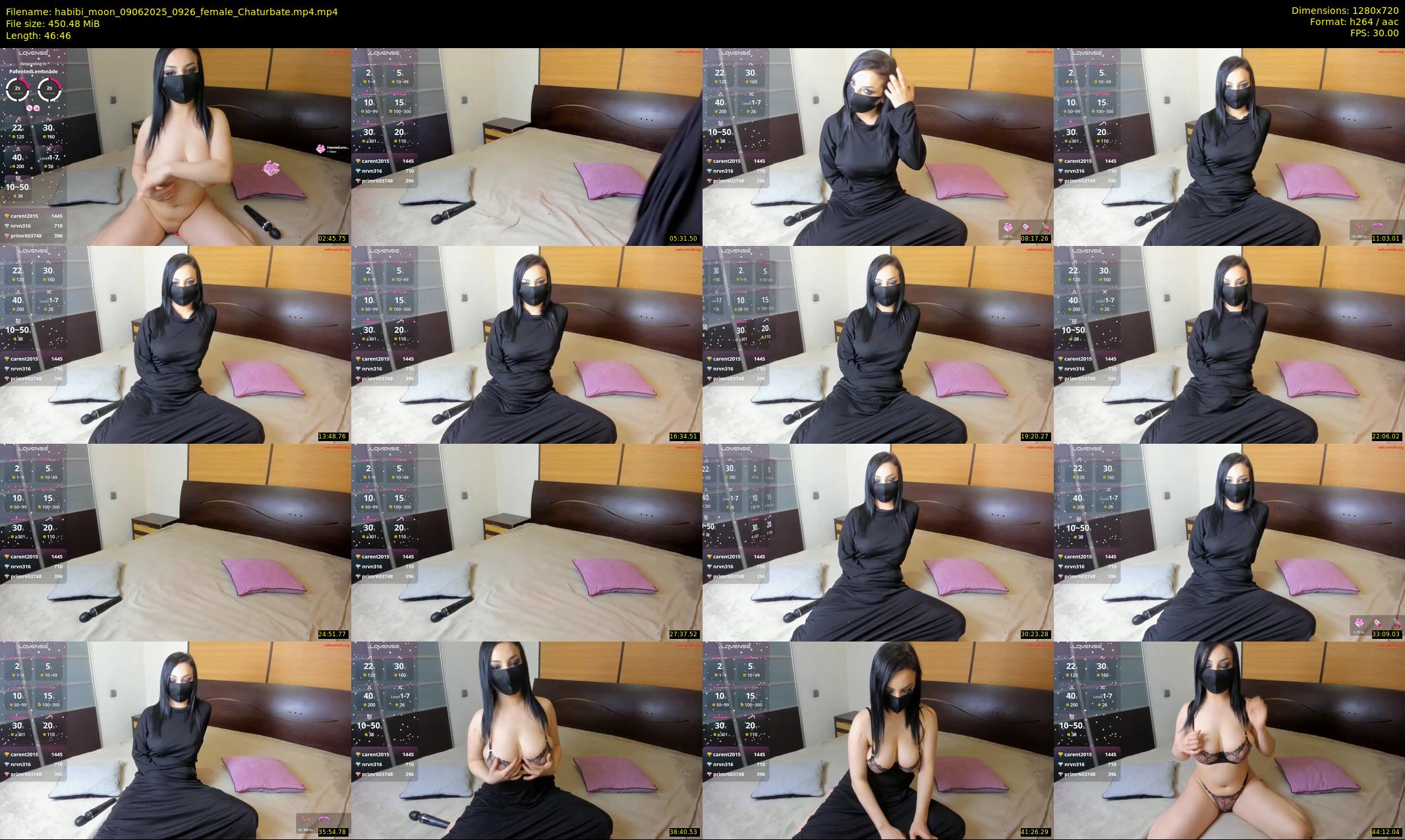 habibi_moon — 47 minute Chaturbate female cam show recording, 720p, Jun 9, 2025
