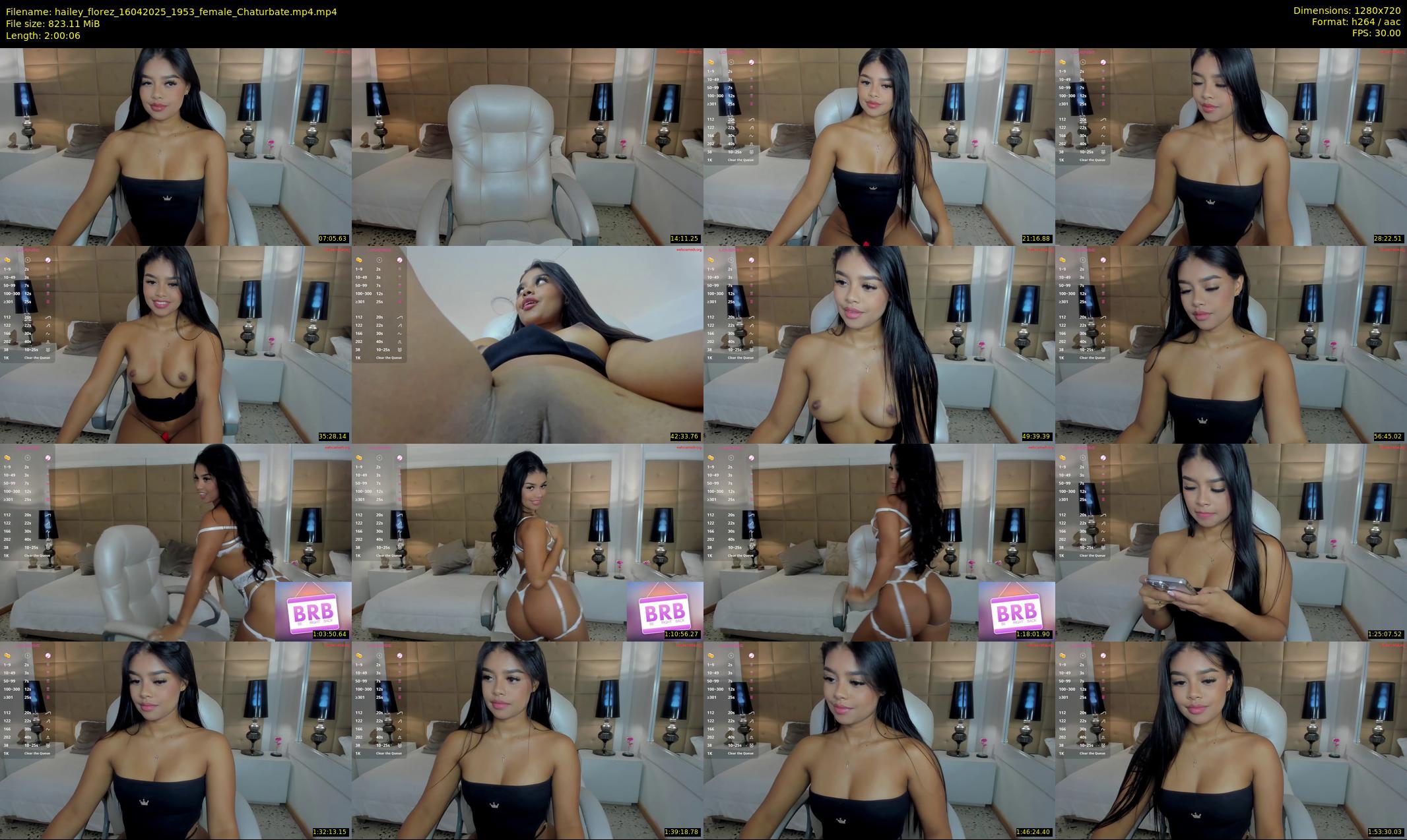 hailey_florez — 121 minute Chaturbate female cam show recording, 720p, Apr 16, 2025