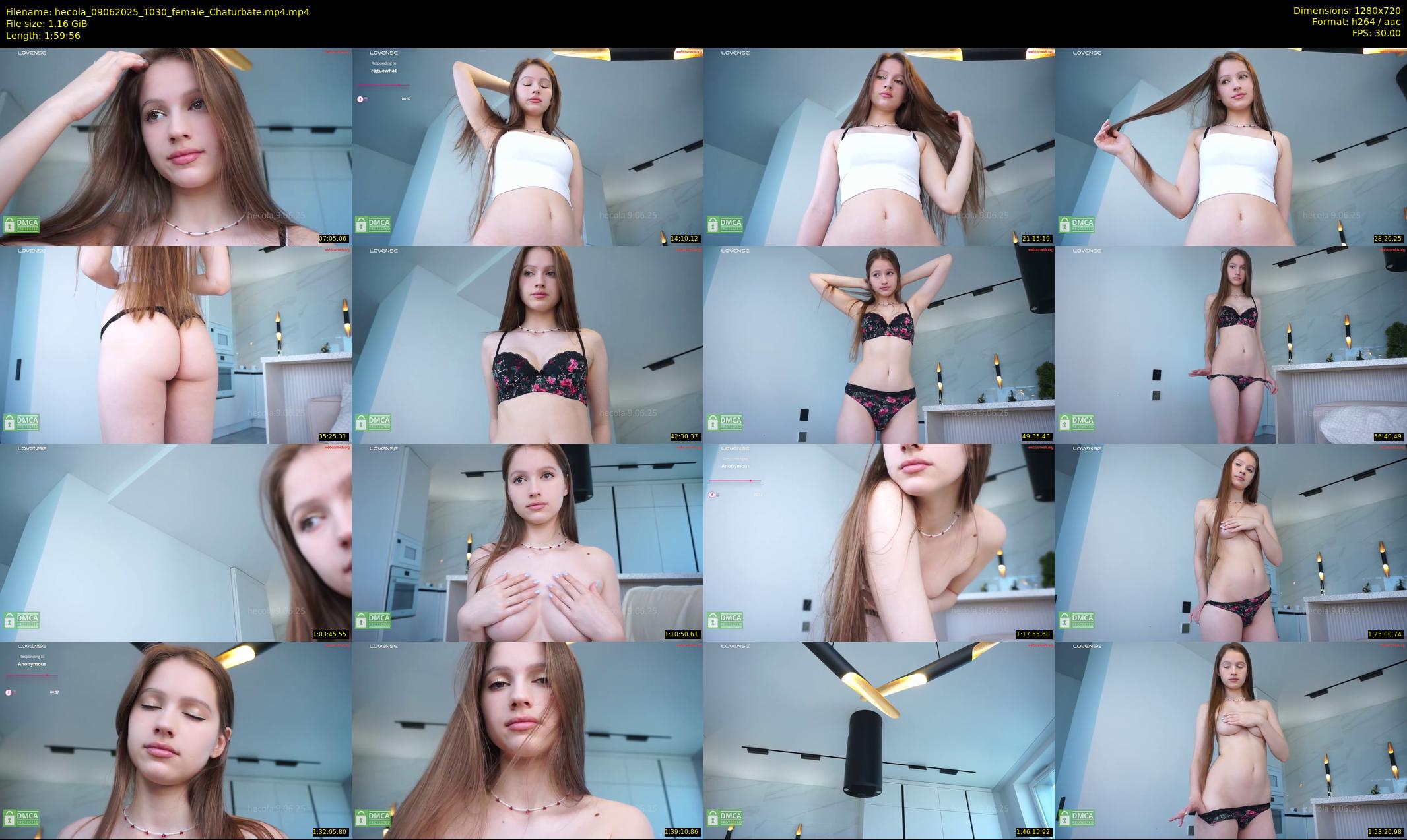 hecola — 120 minute Chaturbate female cam show recording, 720p, Jun 9, 2025