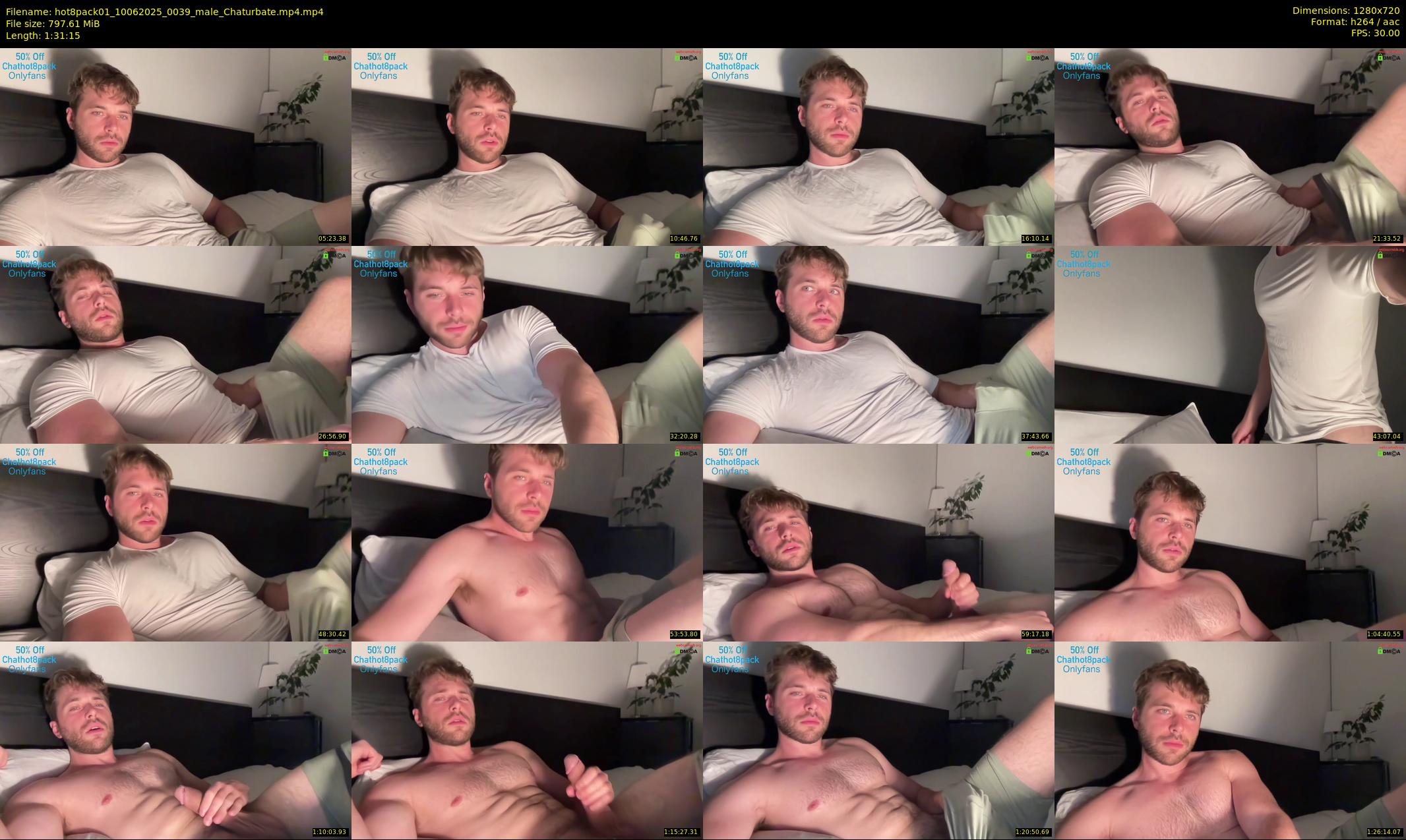 hot8pack01 — 92 minute Chaturbate male cam show recording, 720p, Jun 10, 2025