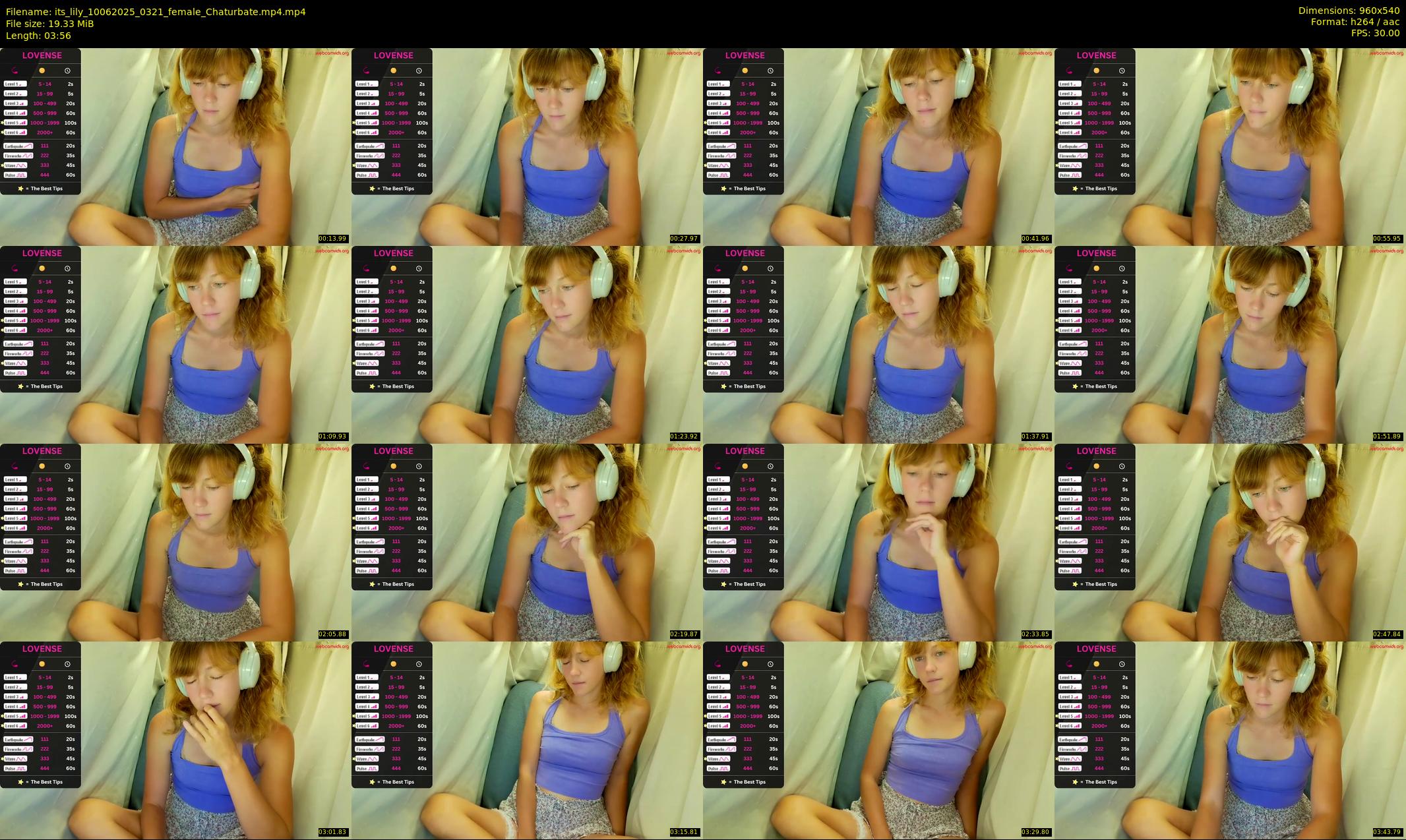 its_lily — 4 minute Chaturbate female cam show recording, 480p, Jun 10, 2025