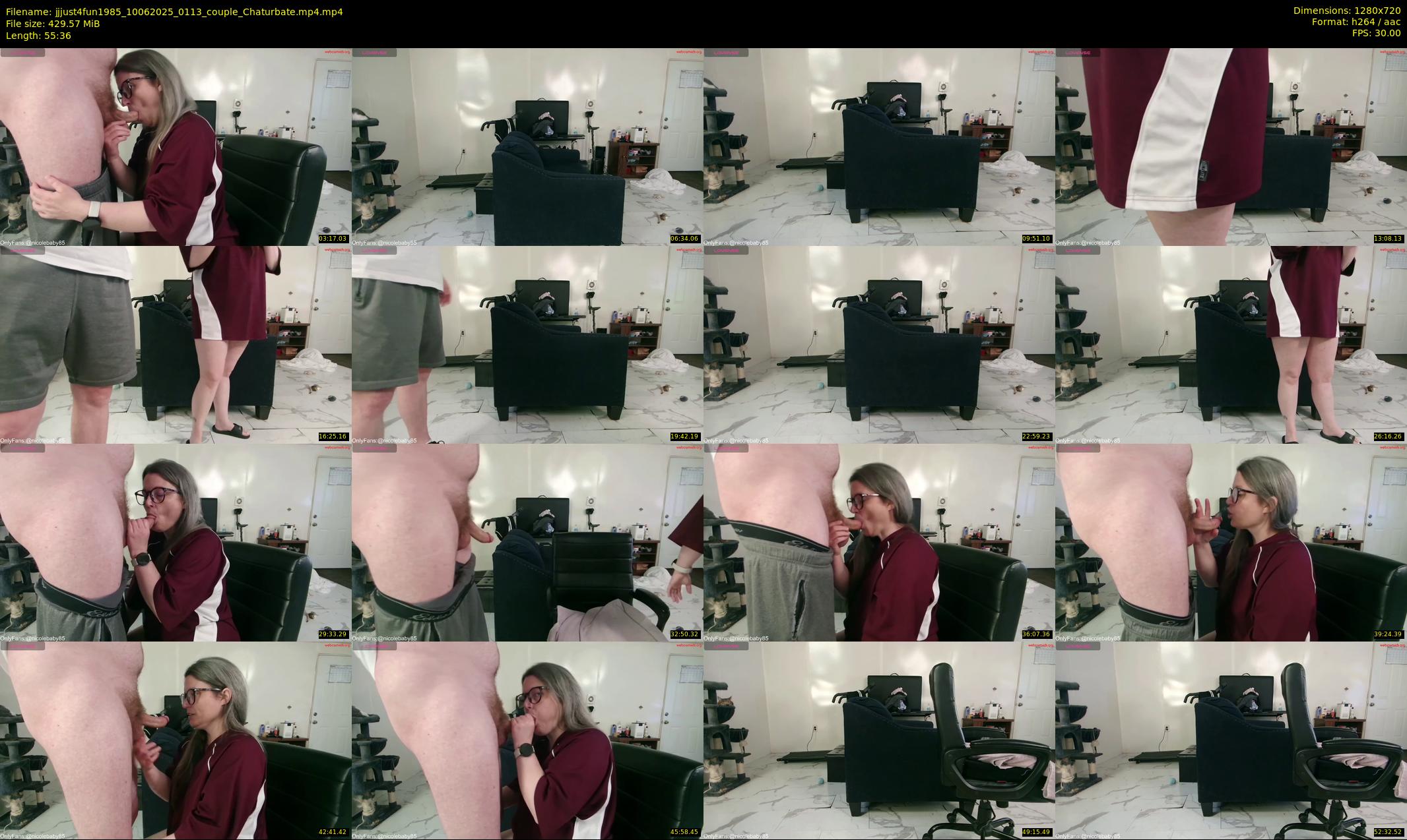 jjjust4fun1985 — 56 minute Chaturbate couple cam show recording, 720p, Jun 10, 2025