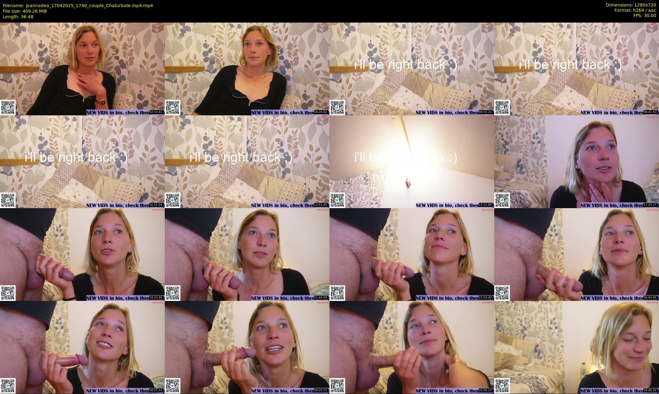 joannadea — 37 minute Chaturbate female cam show recording, 720p, Apr 17, 2025