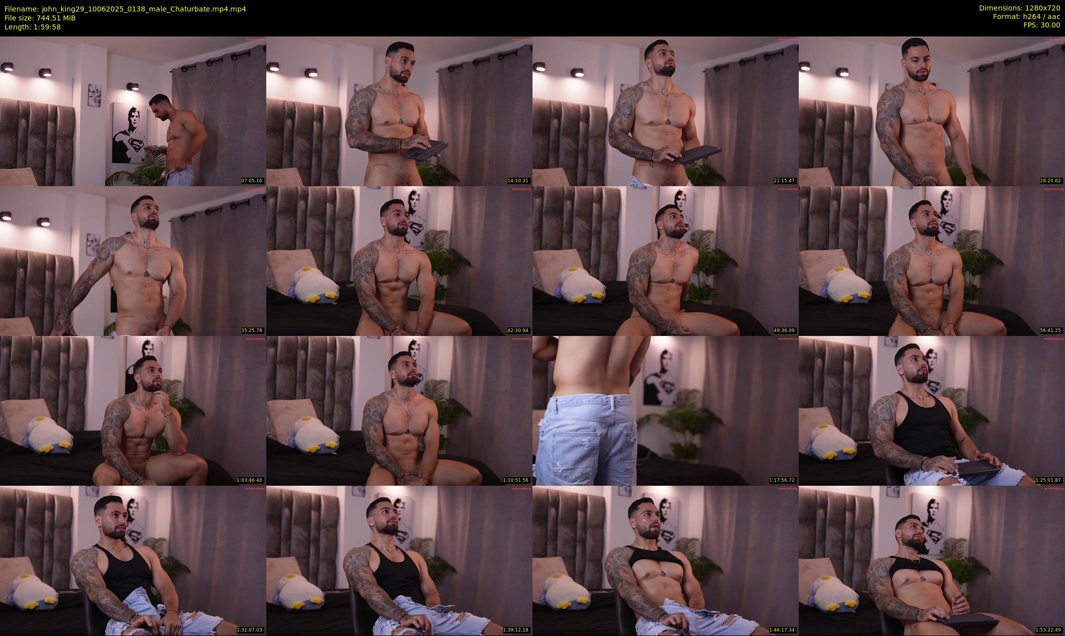 john_king29 — 120 minute Chaturbate male cam show recording, 720p, Jun 10, 2025