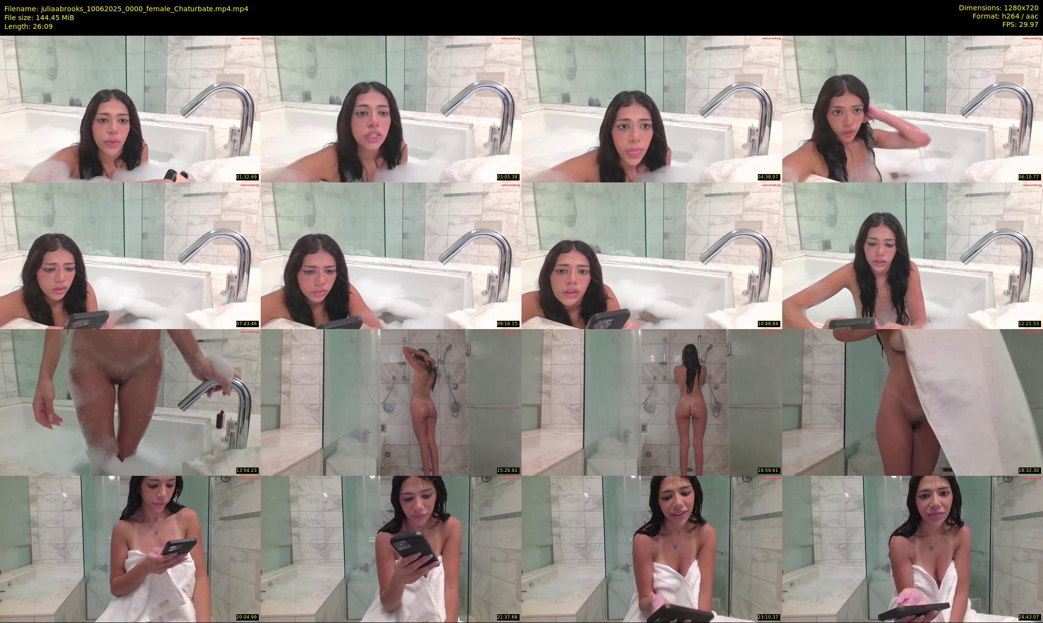 juliaabrooks — 27 minute Chaturbate female cam show recording, 720p, Jun 10, 2025